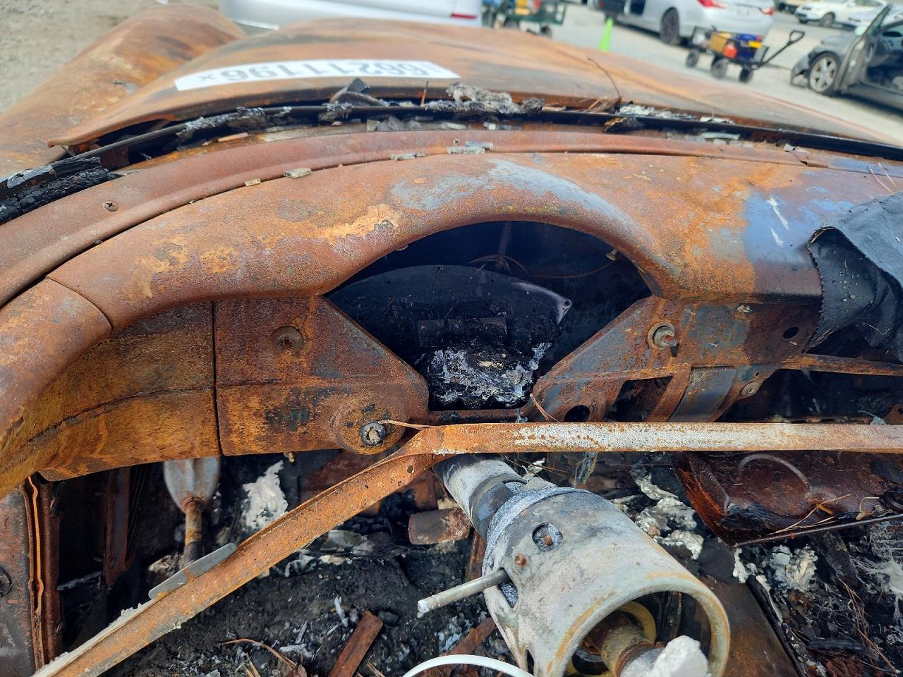 1955 Chevrolet Uk Burn vin: B55N068064