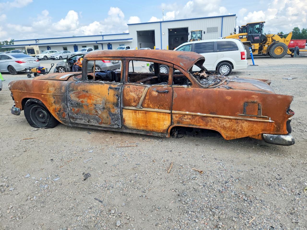 1955 Chevrolet Uk Burn vin: B55N068064