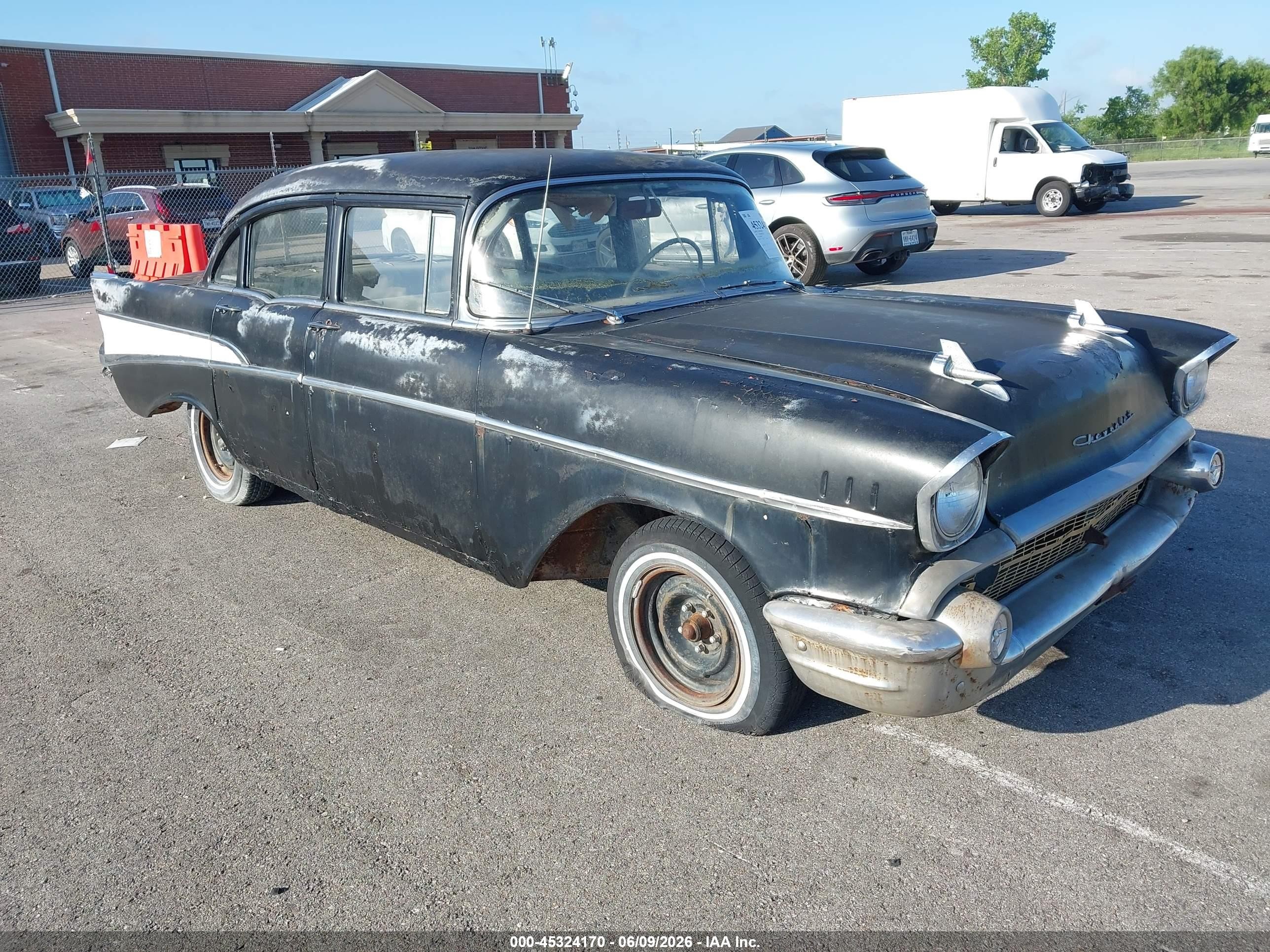 1957 Chevrolet Bel Air   Black vin: B57S238871       