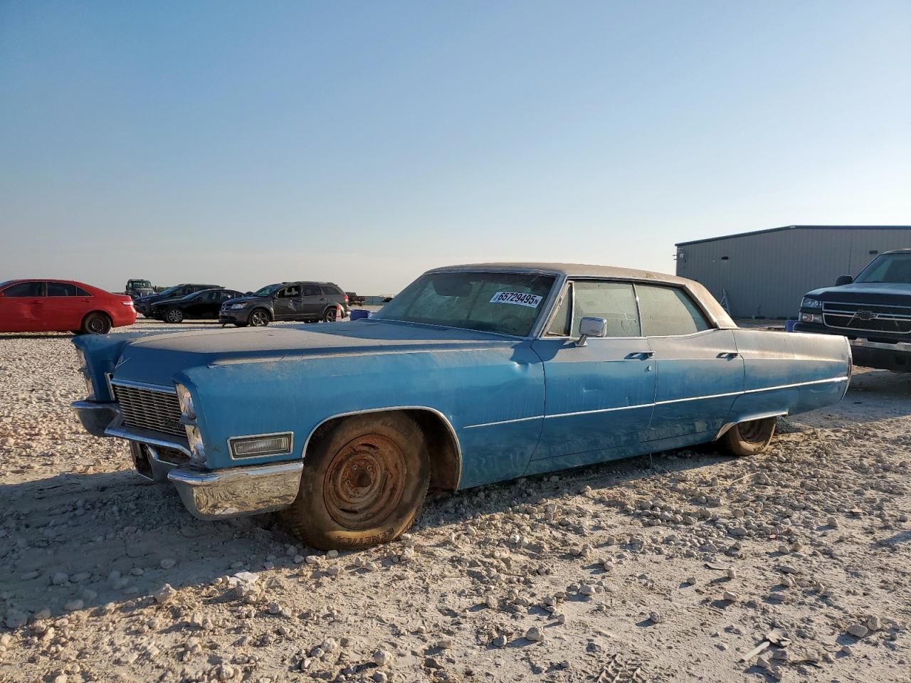1968 Cadillac Deville Blue vin: B8159921