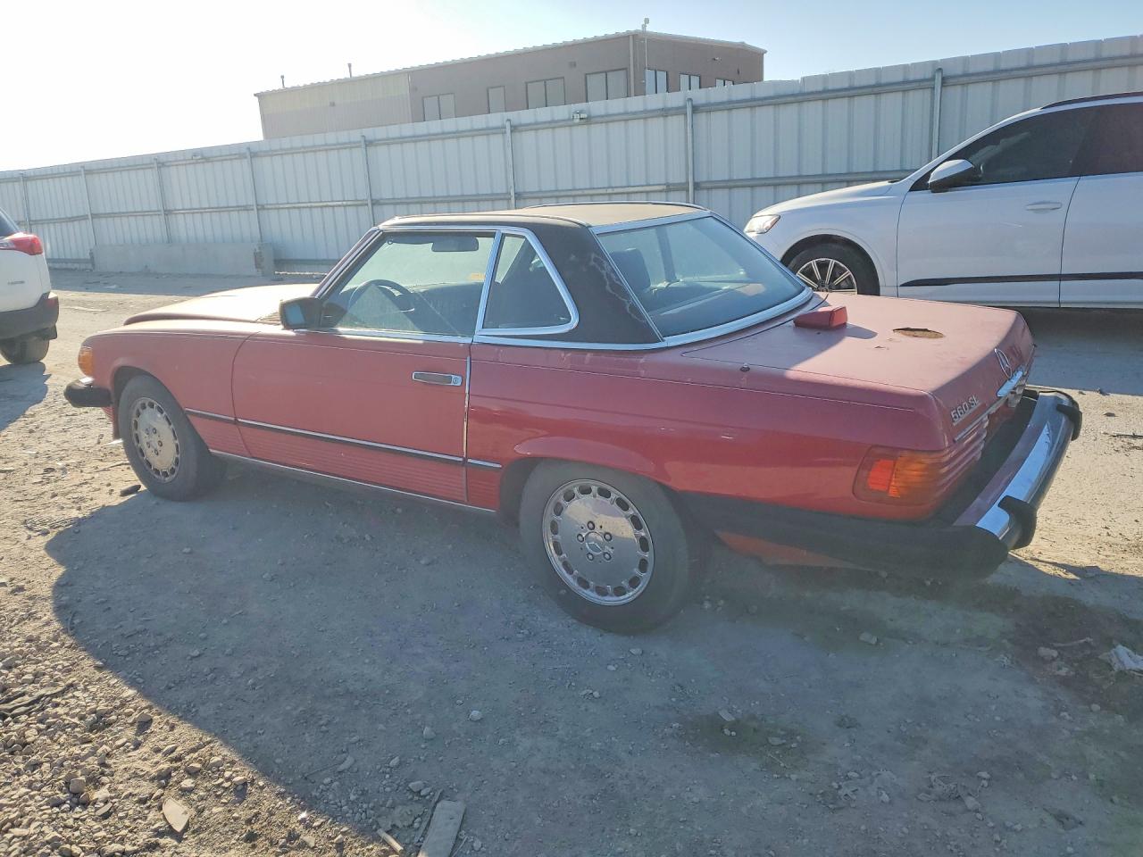 1987 Mercedes-benz 560 Sl Red vin: BA4809HA059511