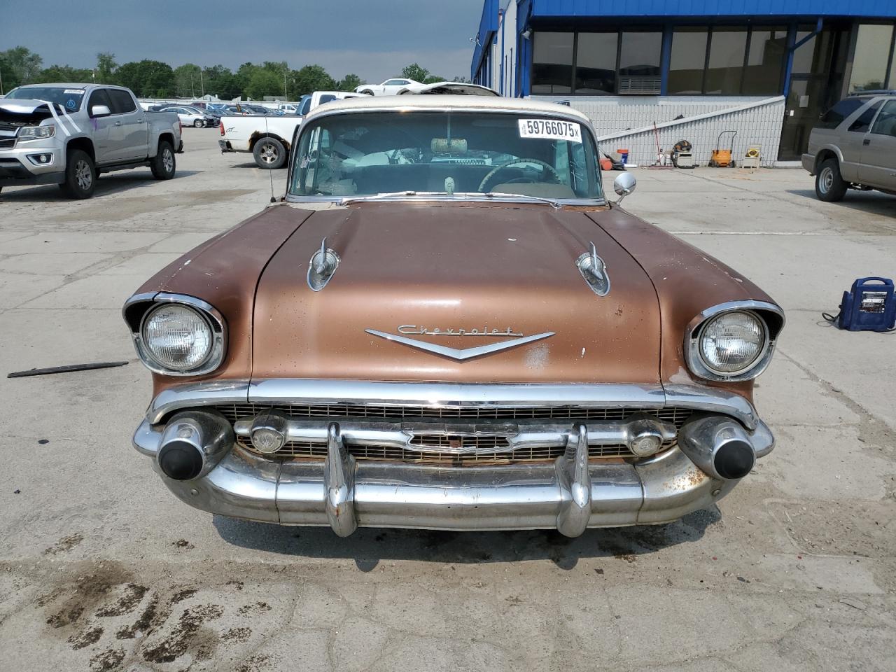 1957 Chevrolet                   Bel Air Orange vin: C57K193084
