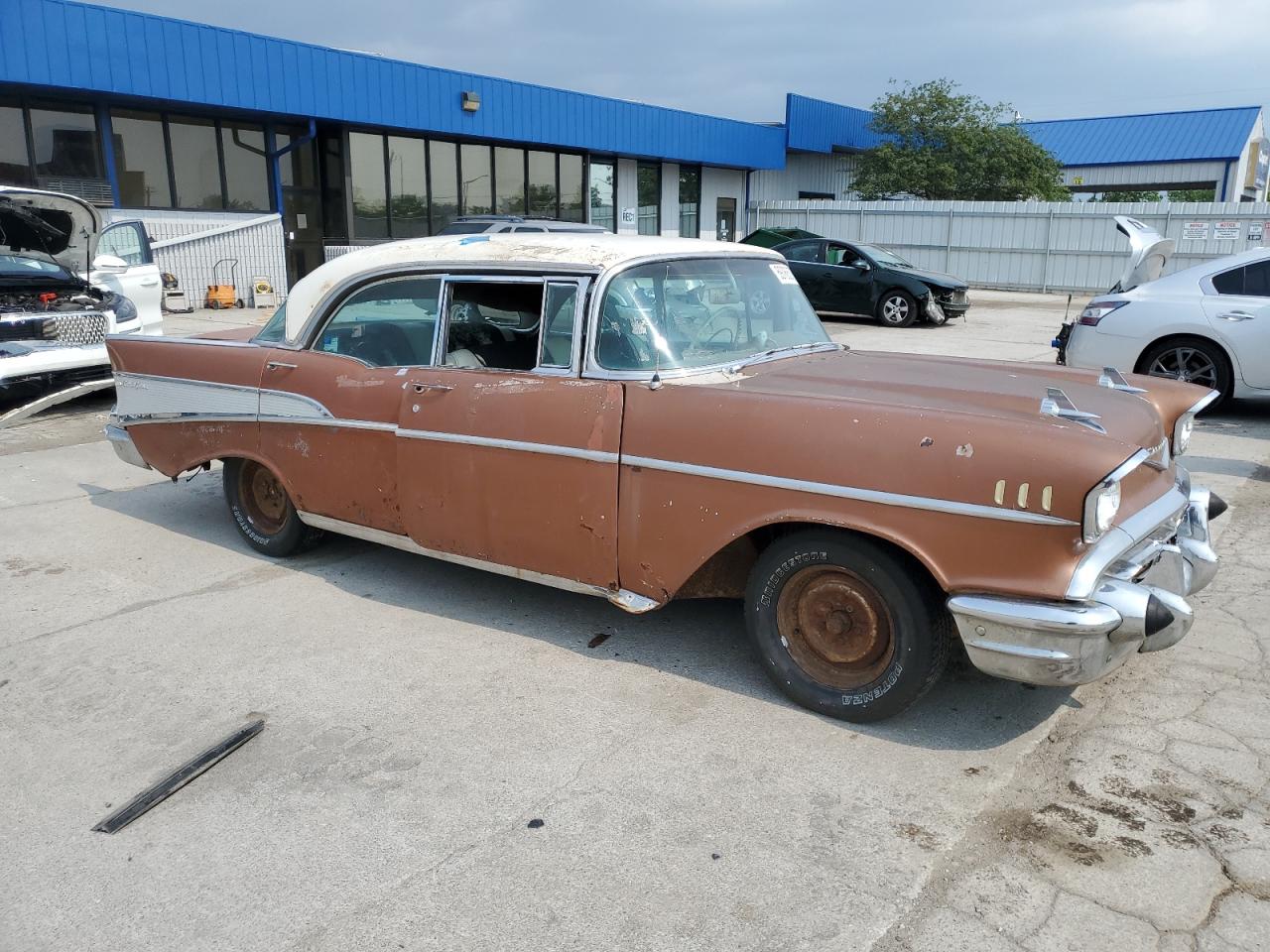 1957 Chevrolet                   Bel Air Orange vin: C57K193084