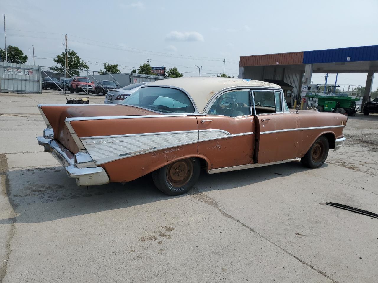 1957 Chevrolet                   Bel Air Orange vin: C57K193084