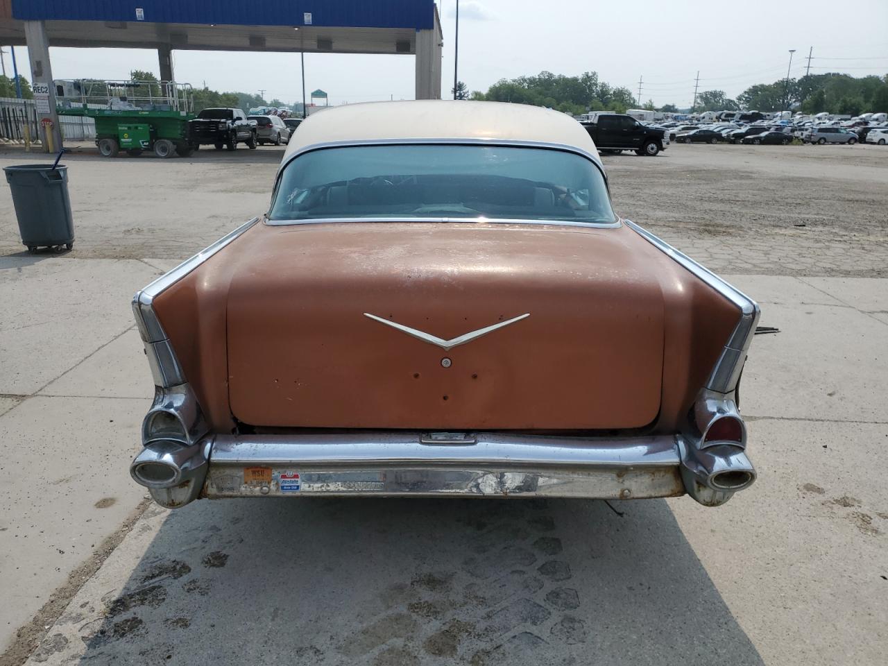 1957 Chevrolet                   Bel Air Orange vin: C57K193084