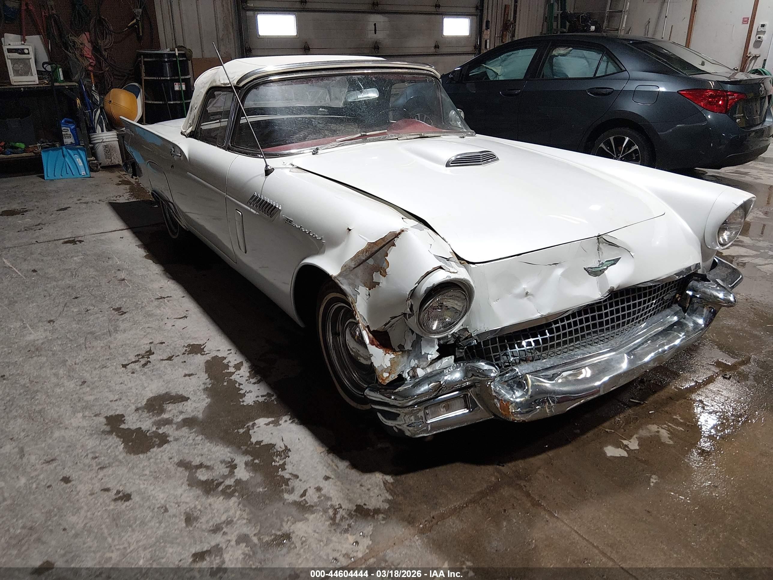 1957 Ford Thunderbird   White vin: C7FH261747       