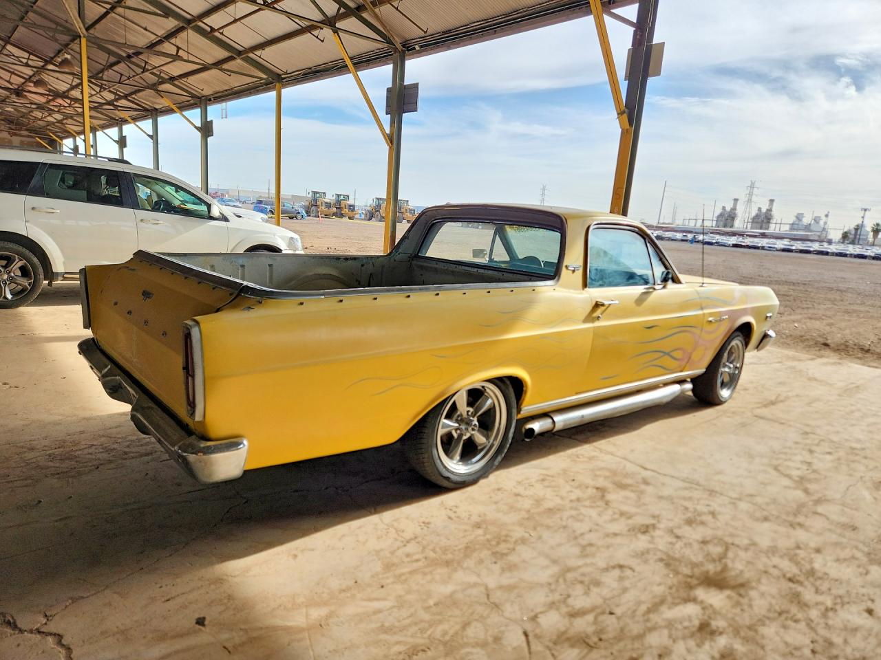 1966 Ford Uk Yellow vin: CA569877
