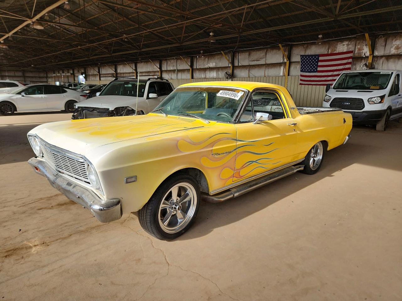 1966 Ford Uk Yellow vin: CA569877