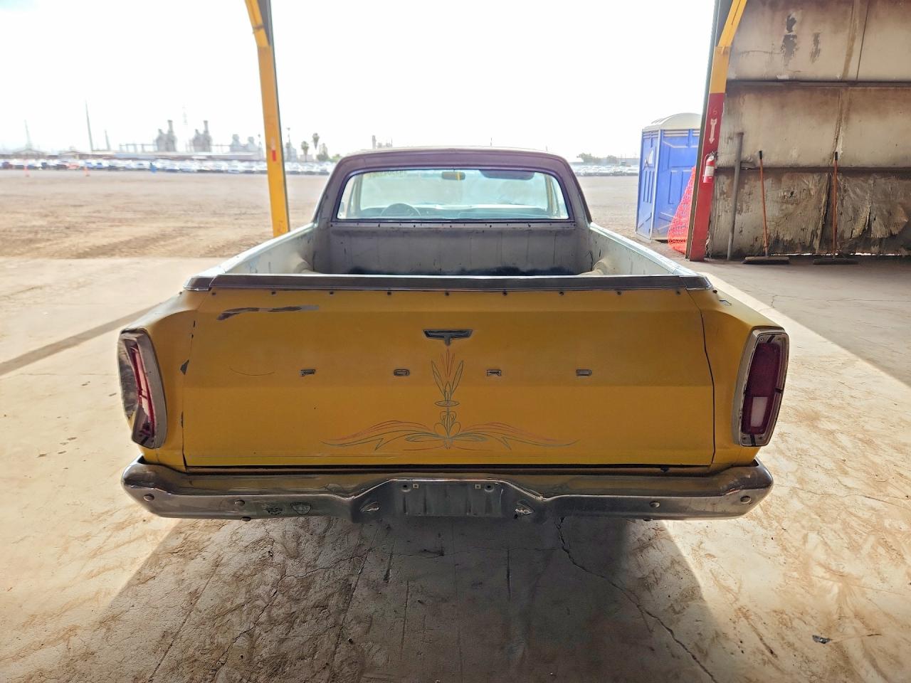 1966 Ford Uk Yellow vin: CA569877
