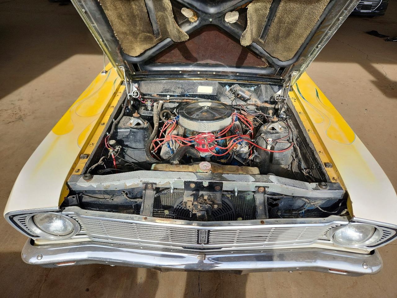 1966 Ford Uk Yellow vin: CA569877