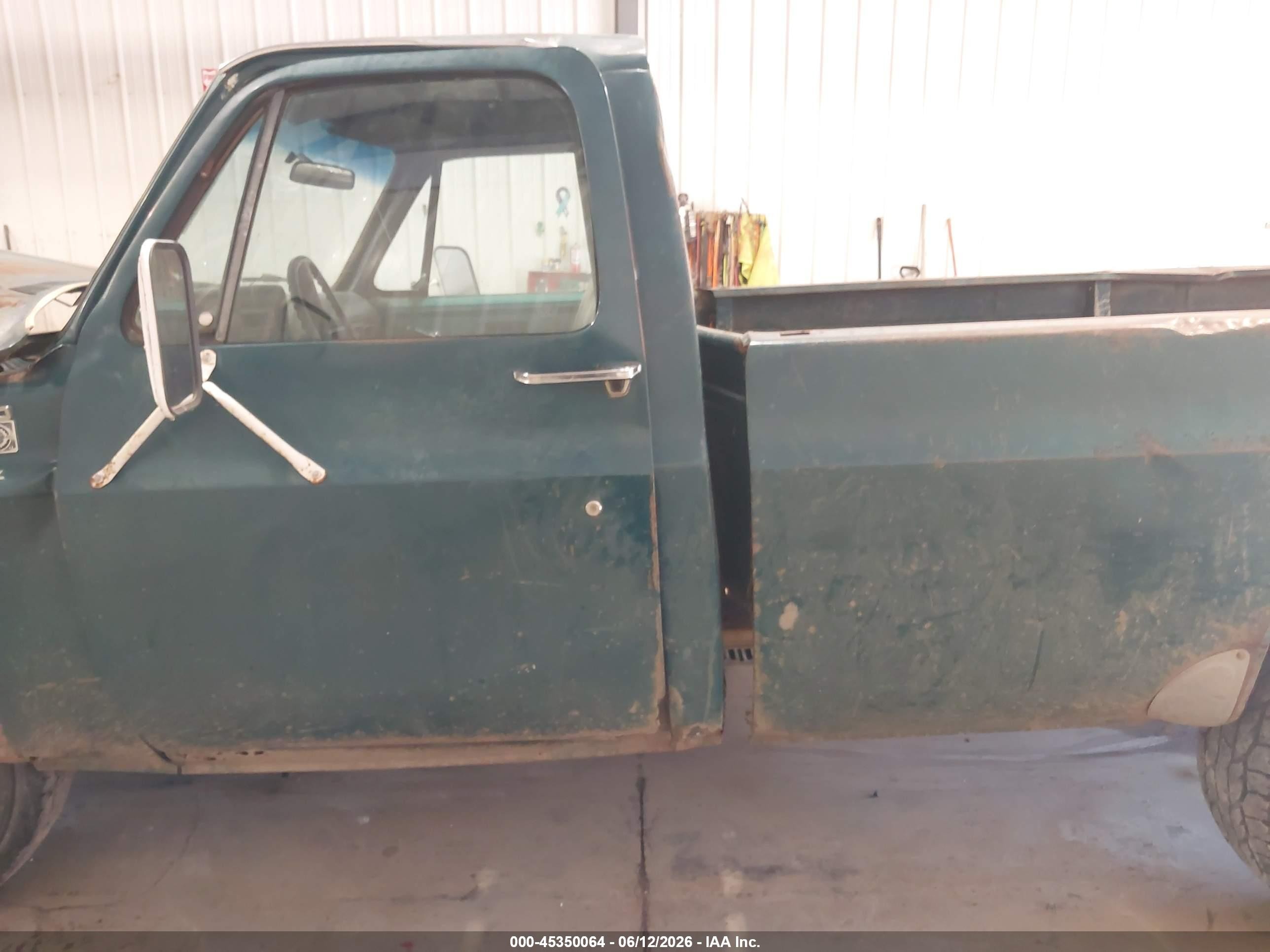 1979 Chev C20 Fleetside Green vin: CCD249J179579