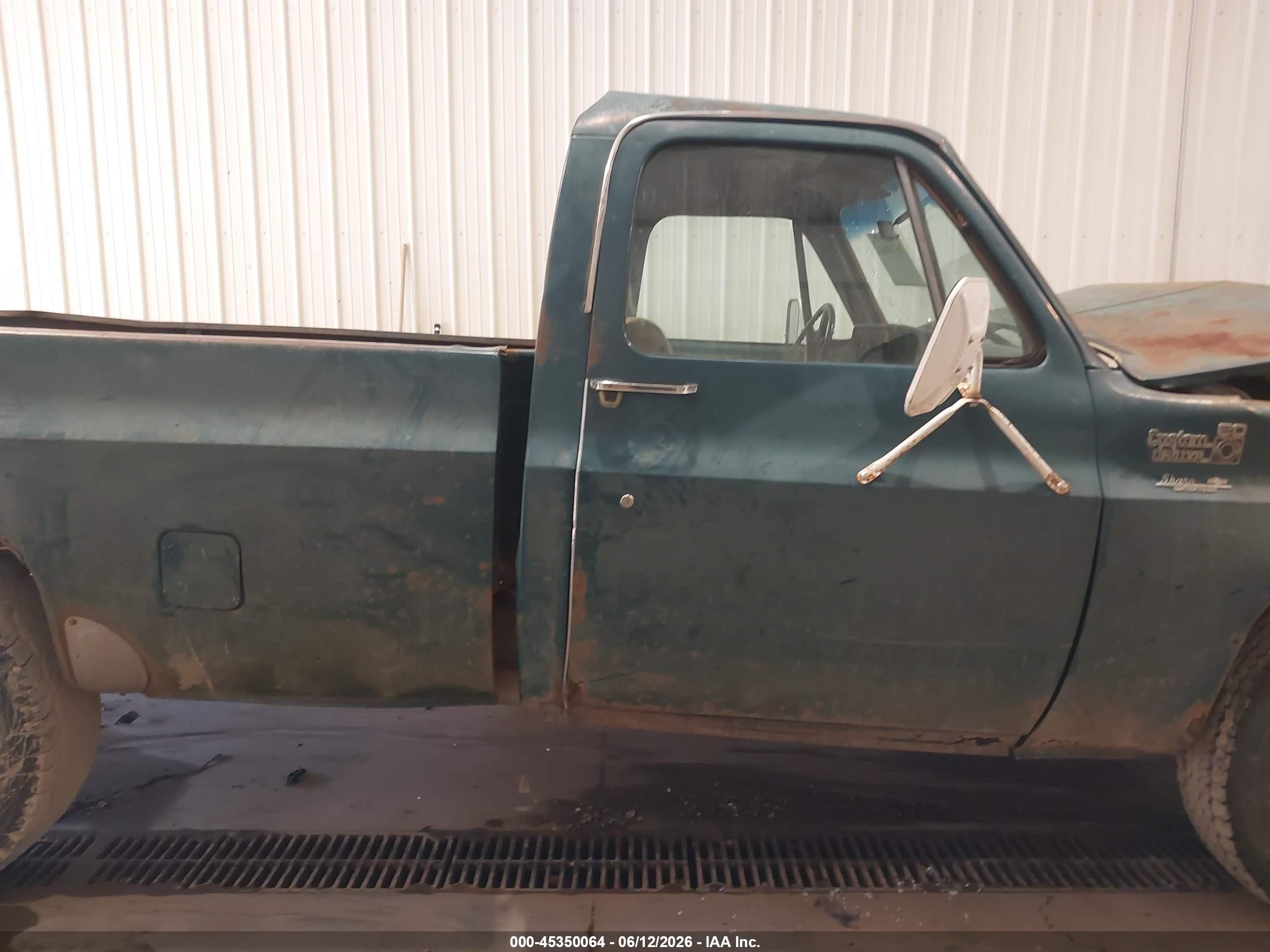 1979 Chev C20 Fleetside Green vin: CCD249J179579