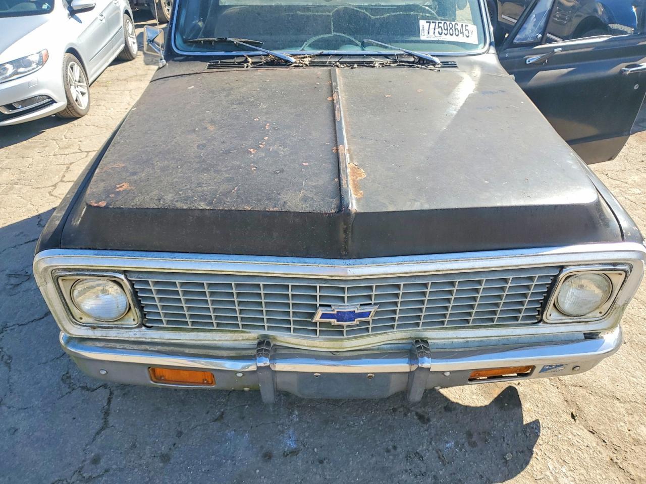 1972 Chevrolet C-10 Black vin: CCE142A120204