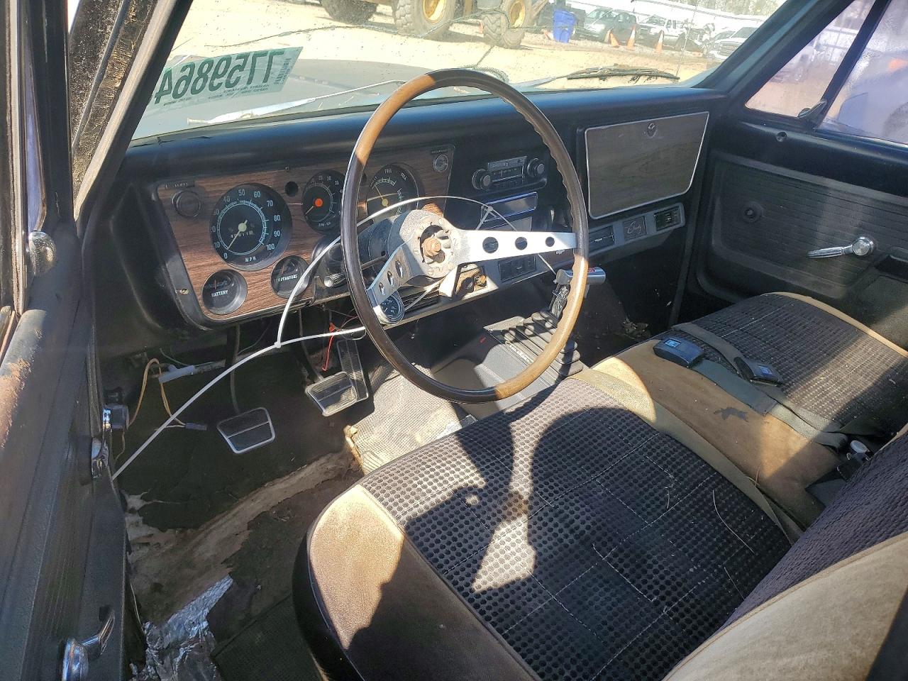 1972 Chevrolet C-10 Black vin: CCE142A120204