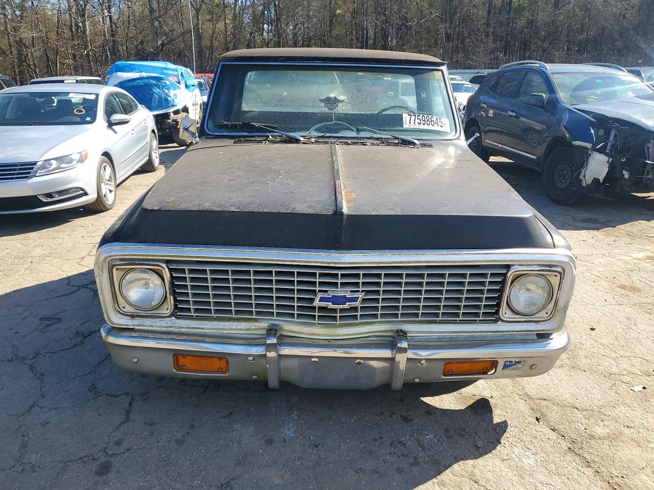 1972 Chevrolet C-10 Black vin: CCE142A120204