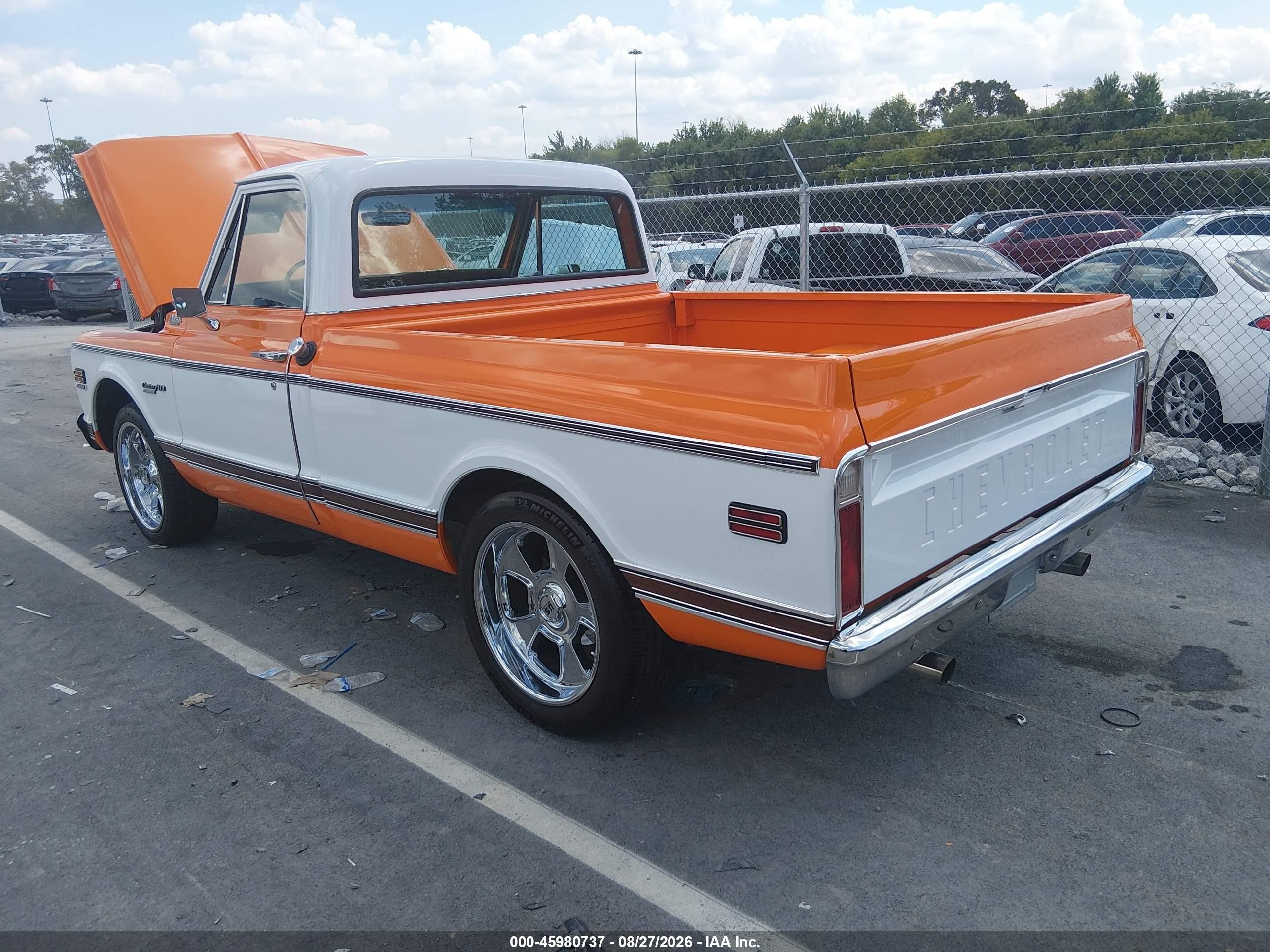1972 Chevrolet C10 Orange vin: CCE142F373331