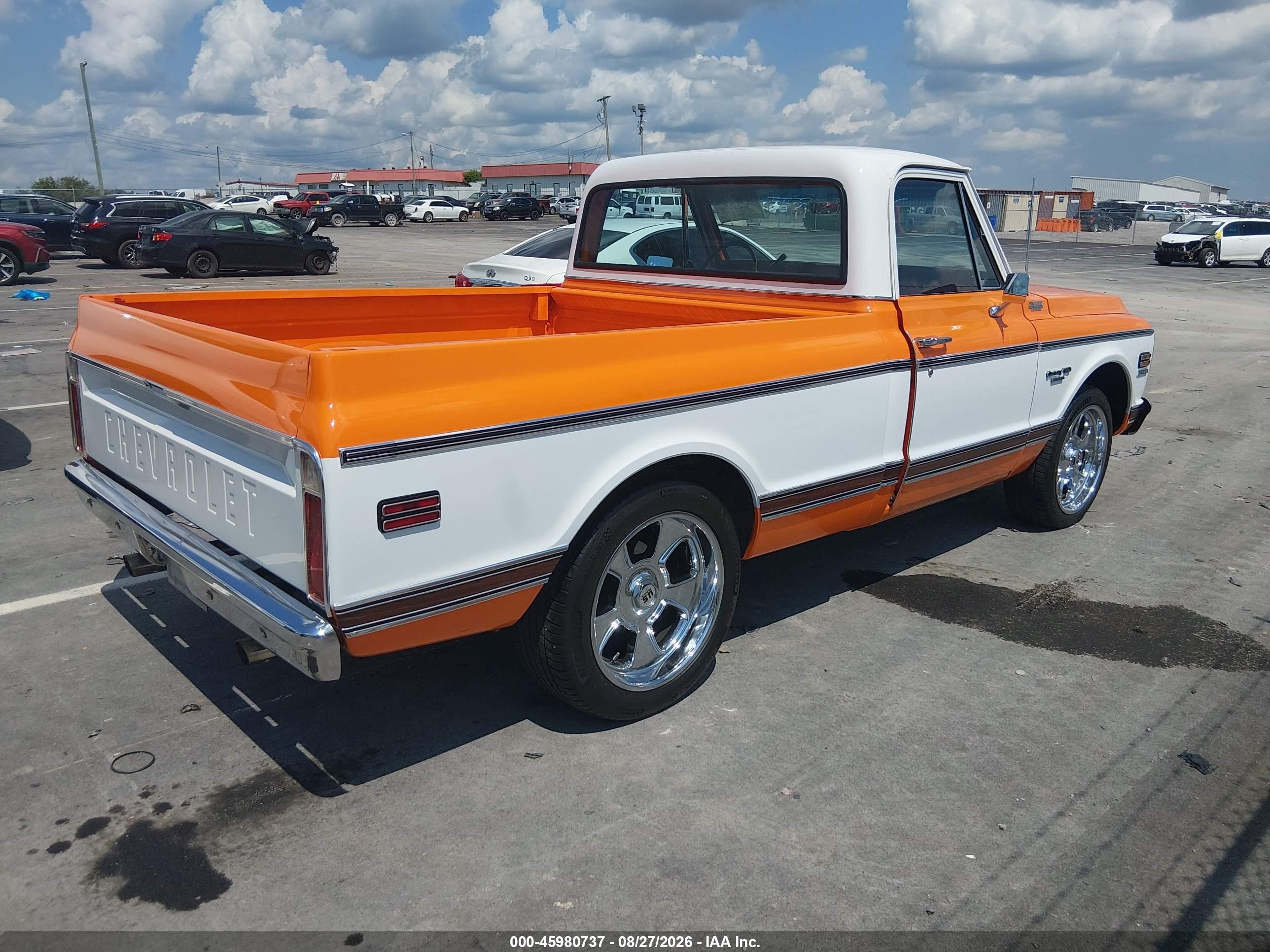 1972 Chevrolet C10 Orange vin: CCE142F373331