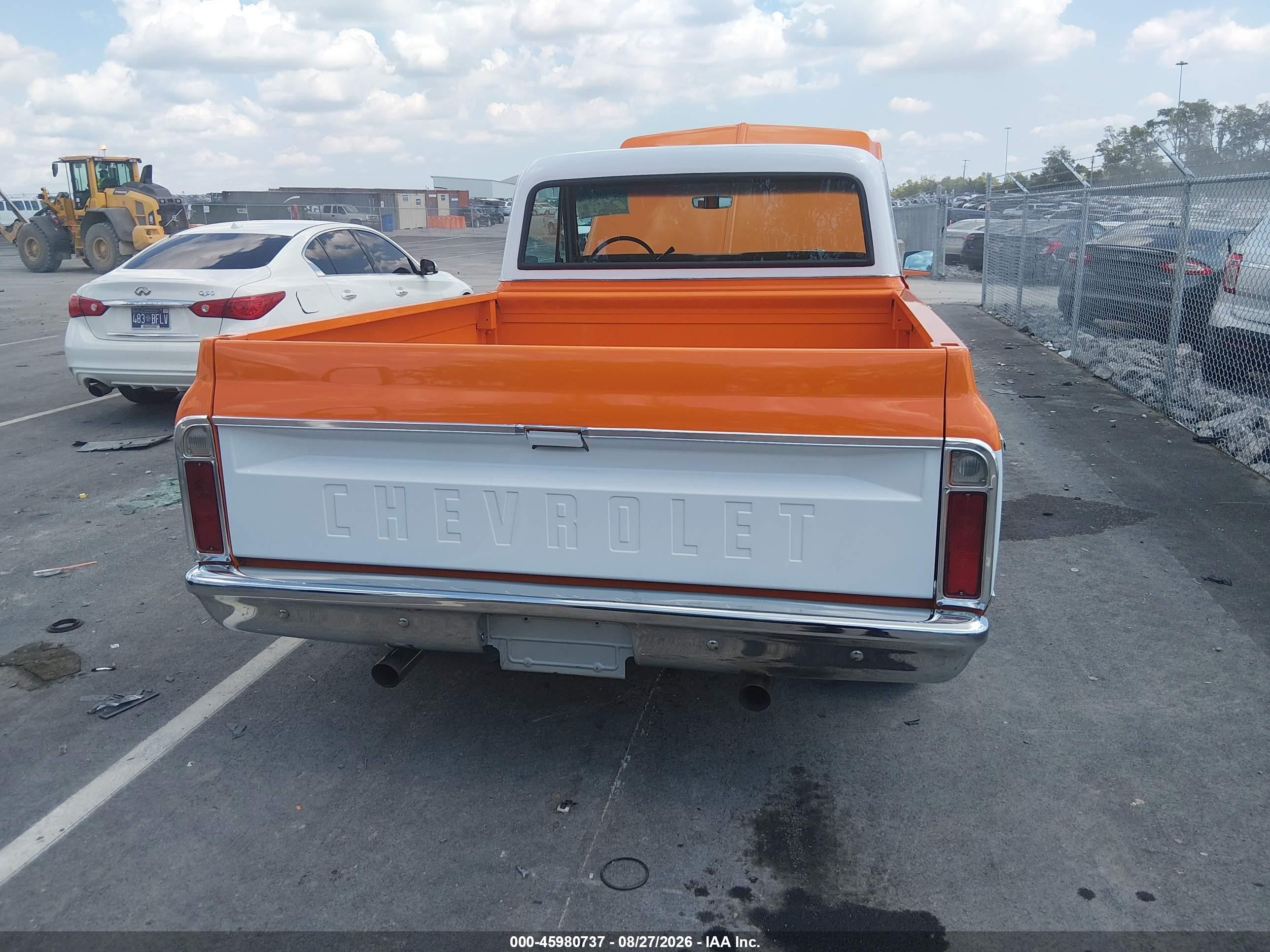 1972 Chevrolet C10 Orange vin: CCE142F373331