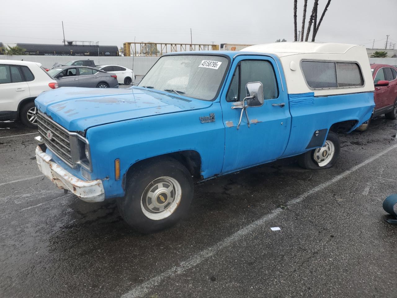 1976 Chevrolet C20 Pickup Синий vin: CCL246Z157594