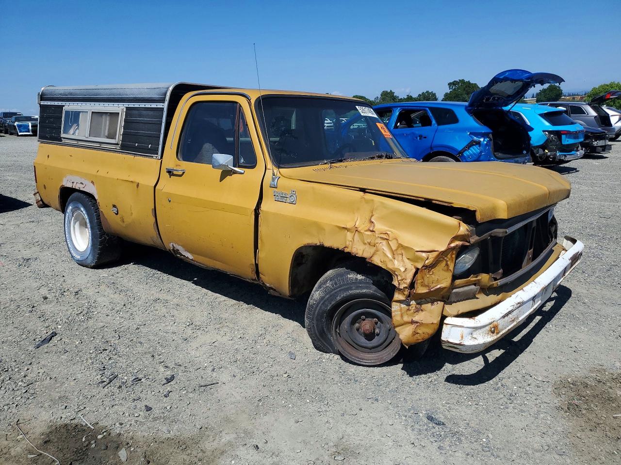 1975 Chev C/k 10 Series Gold vin: CCQ1451158707