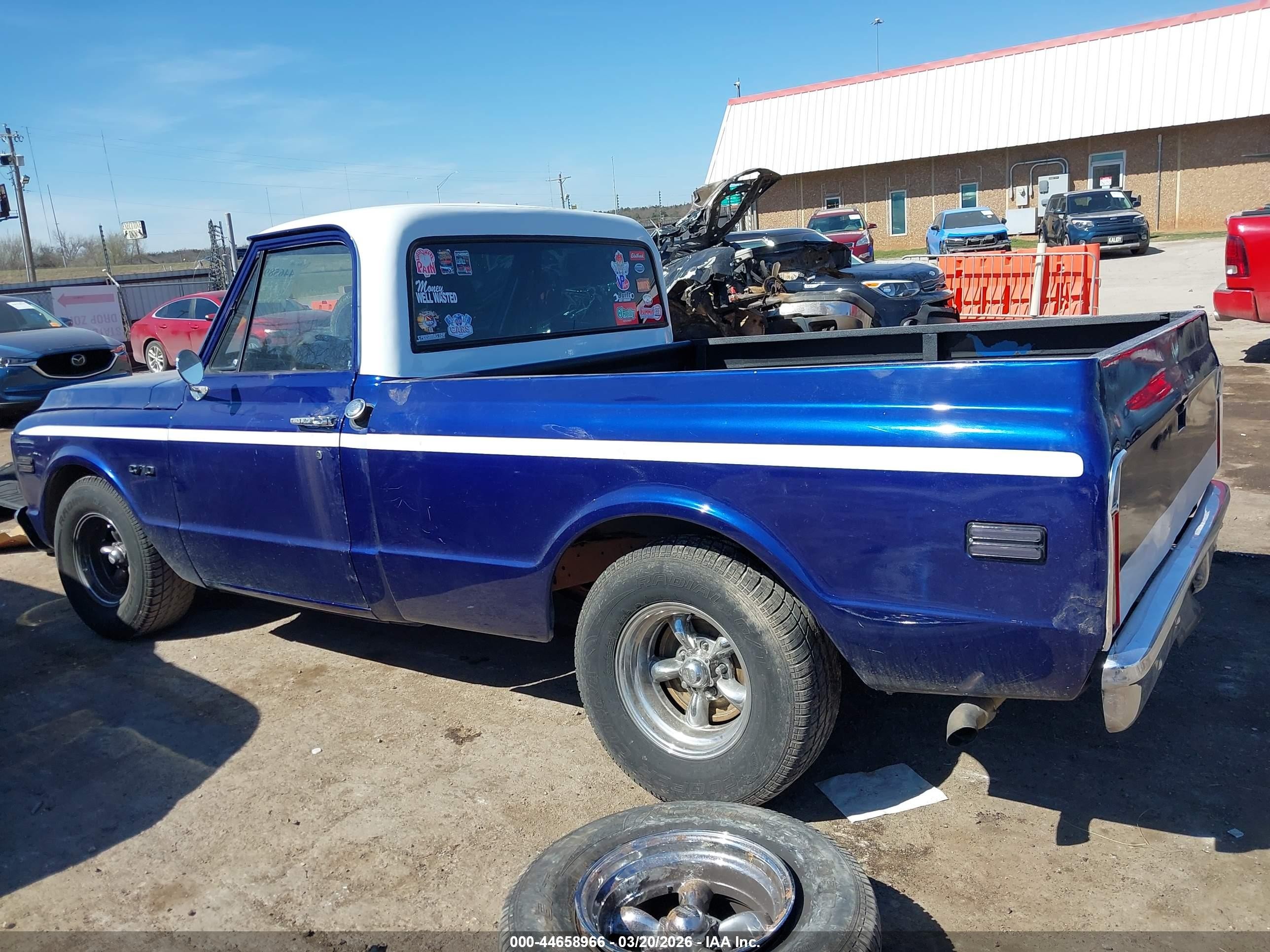 1972 Chevrolet C10   Blue vin: CCS142J129005    