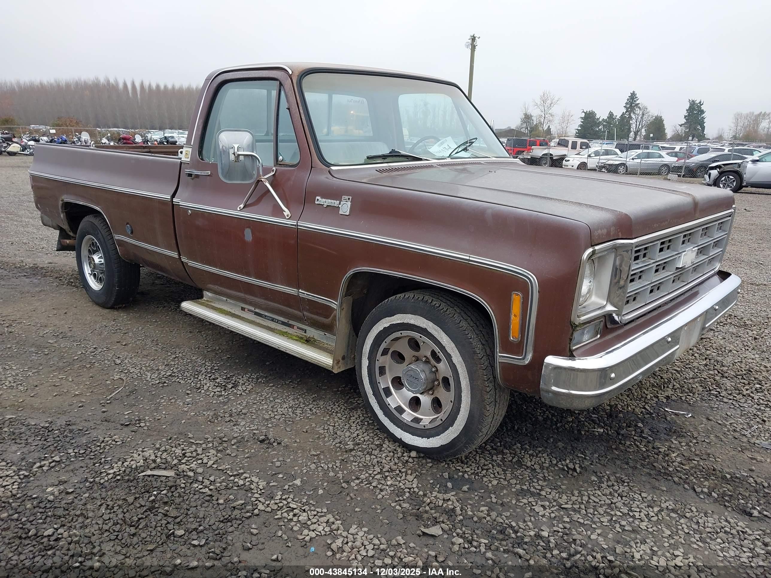 1978 Chevrolet C10/k10   Brown vin: CCS2481170055    