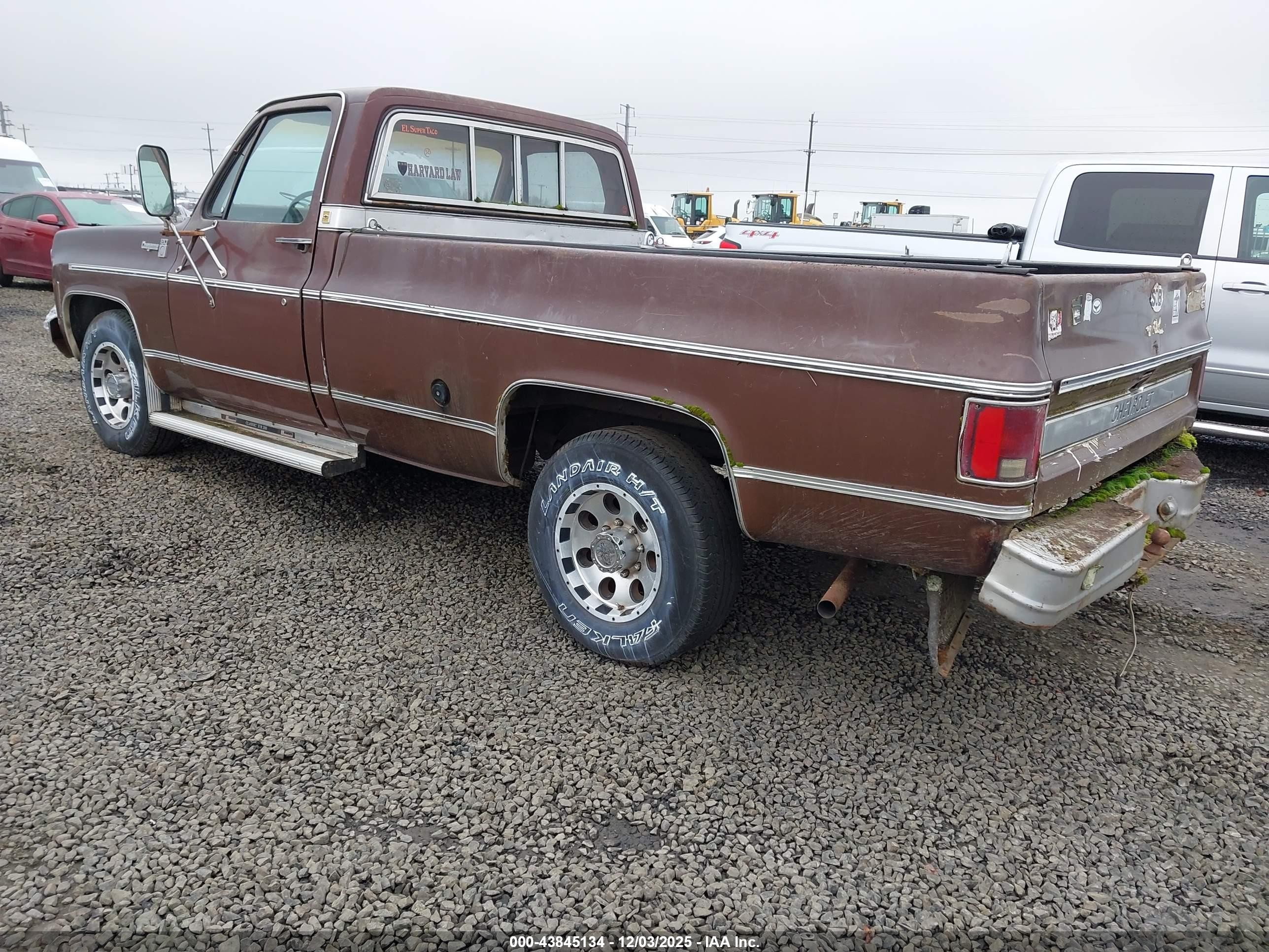 1978 Chevrolet C10/k10   Коричневый vin: CCS2481170055    