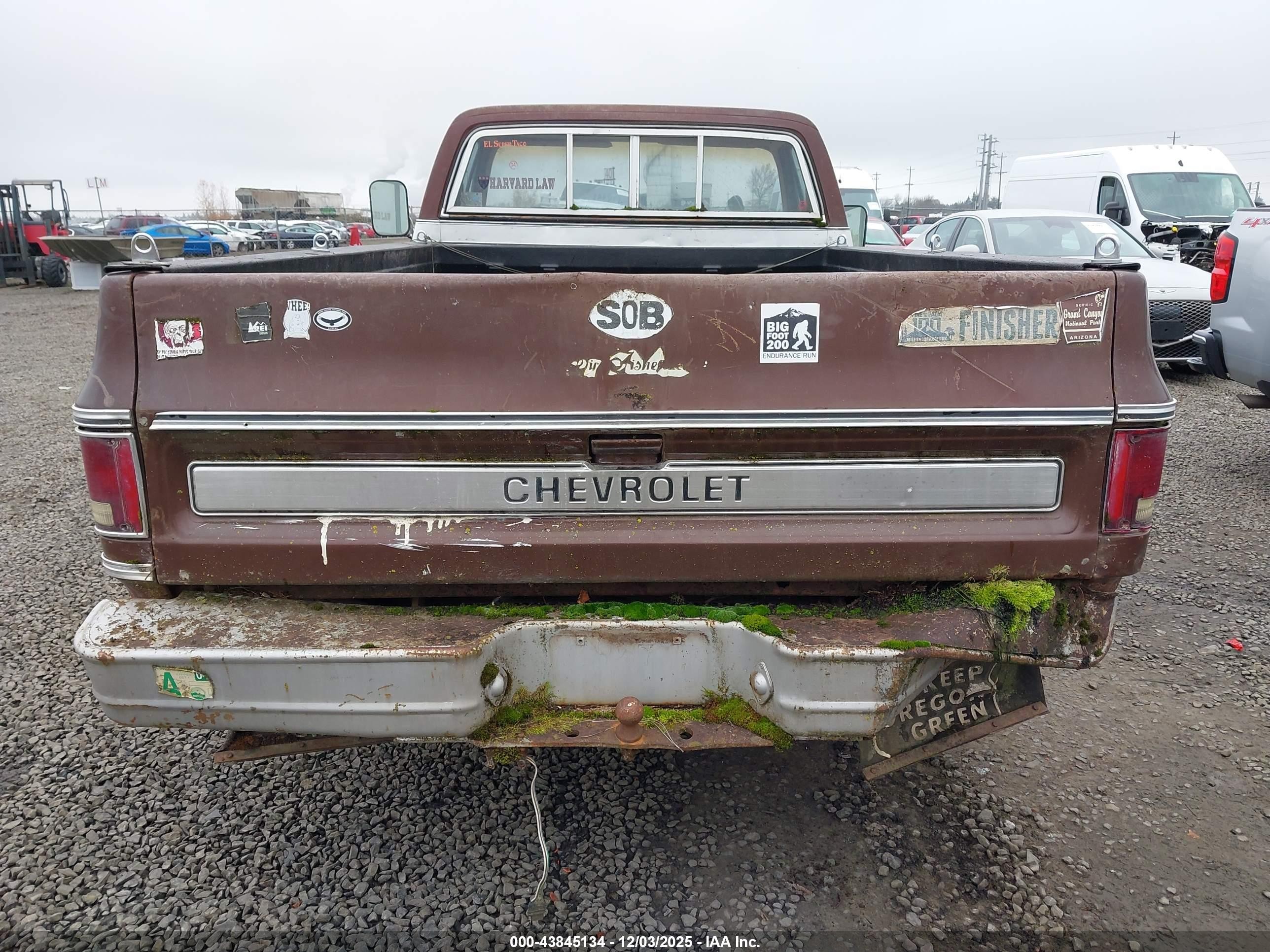 1978 Chevrolet C10/k10   Коричневый vin: CCS2481170055    