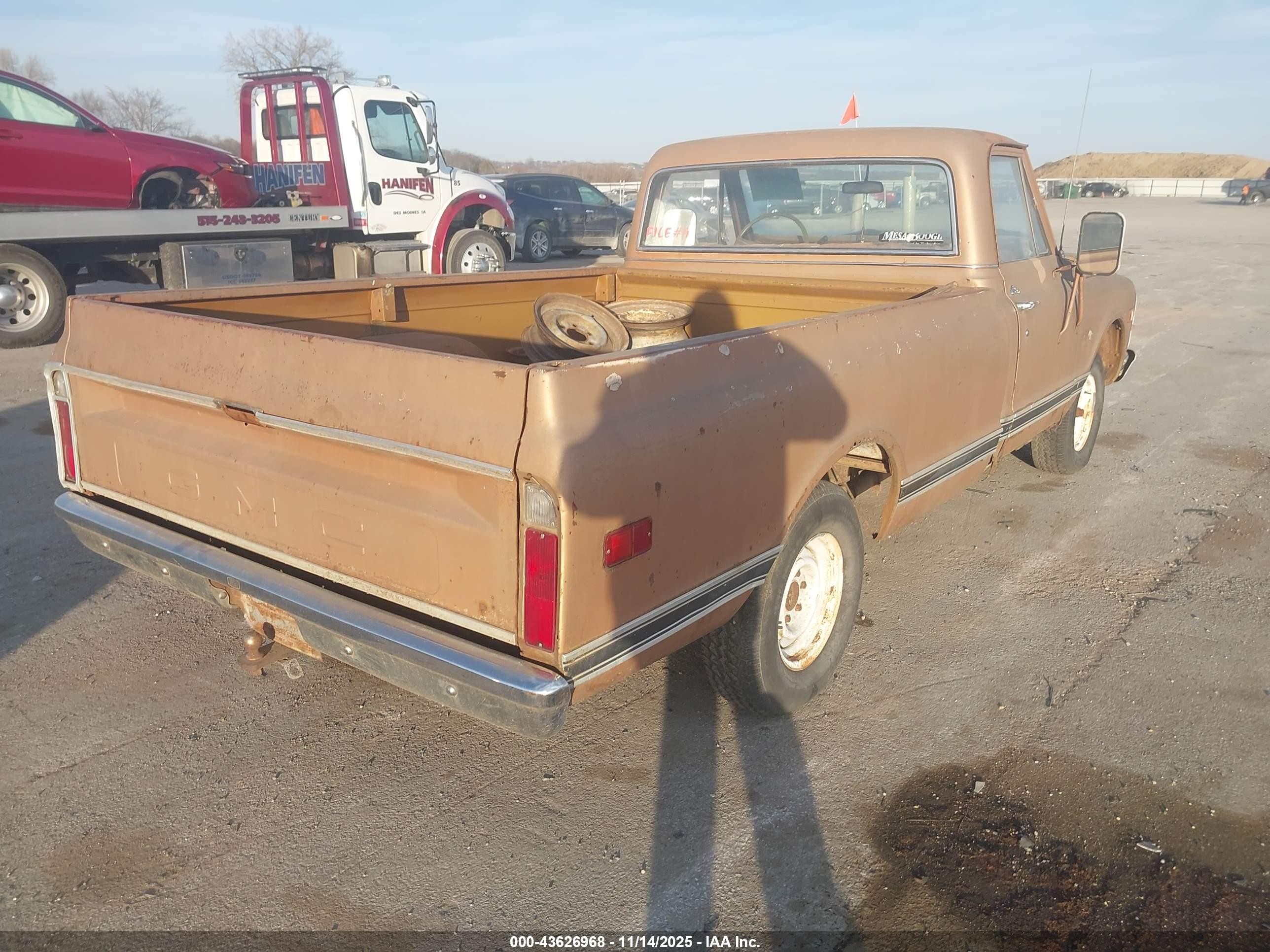 1969 Chevrolet Pickup Truck   Коричневый vin: CE10DFA24620     