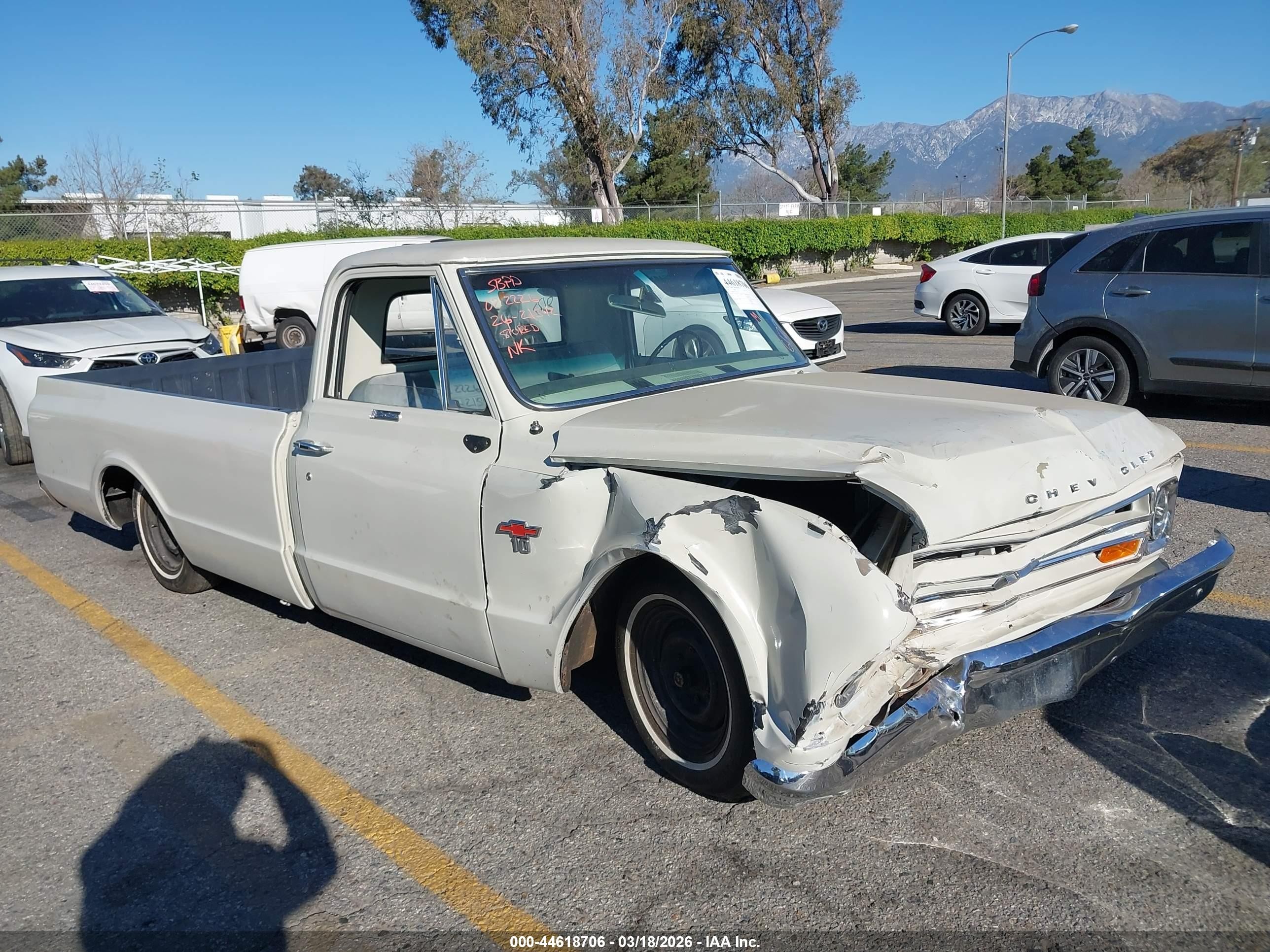 1967 Chevrolet C10   Белый vin: CE147Z146177     
