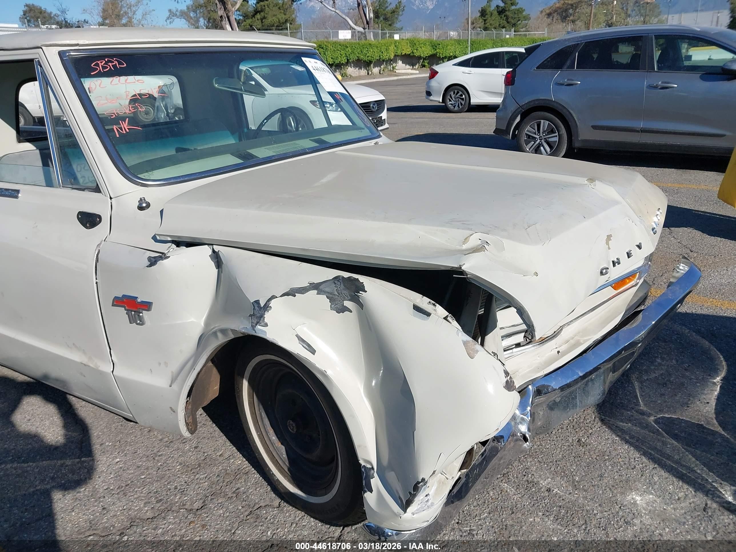 1967 Chevrolet C10   Белый vin: CE147Z146177     