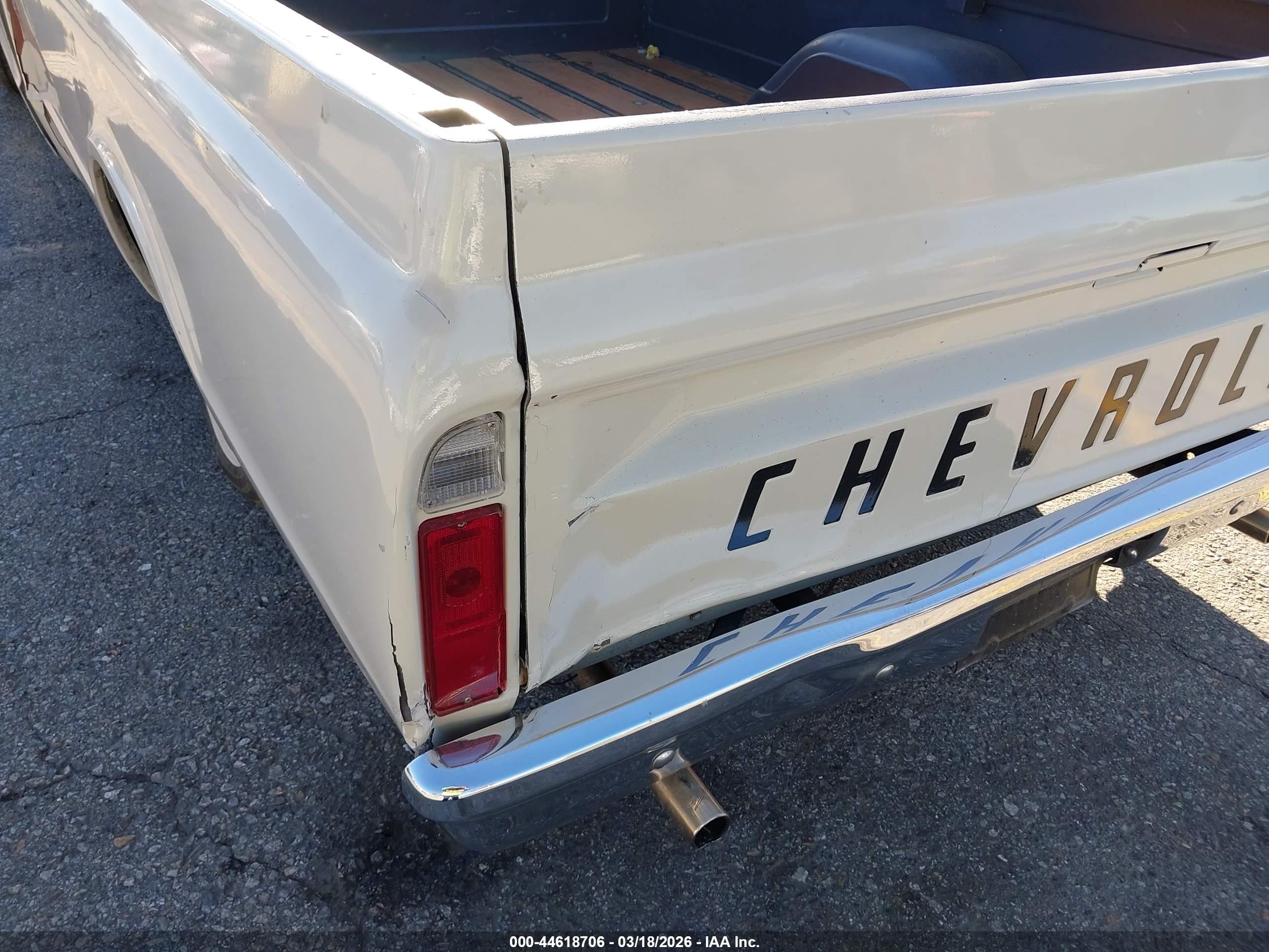 1967 Chevrolet C10   Белый vin: CE147Z146177     