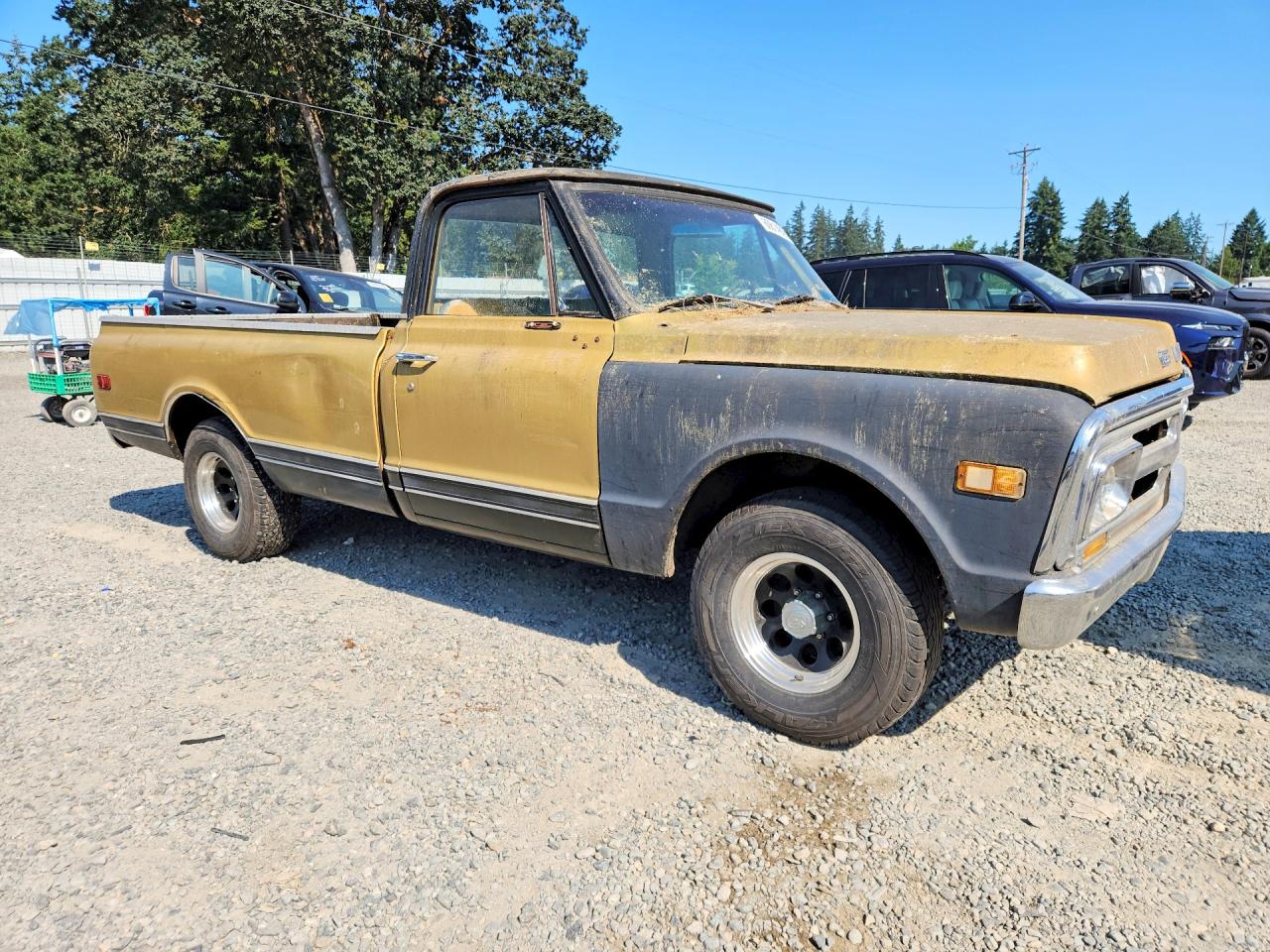 1969 Gmc Pickup Двухцветный vin: CE20DZA13522