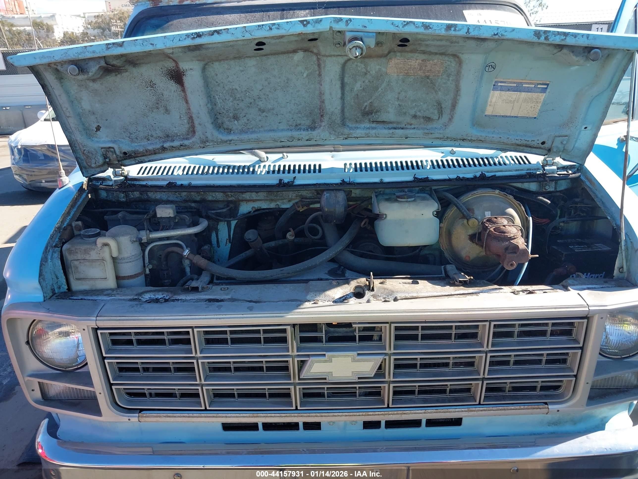 1978 Chevrolet Van   Синий vin: CGL168U179952    
