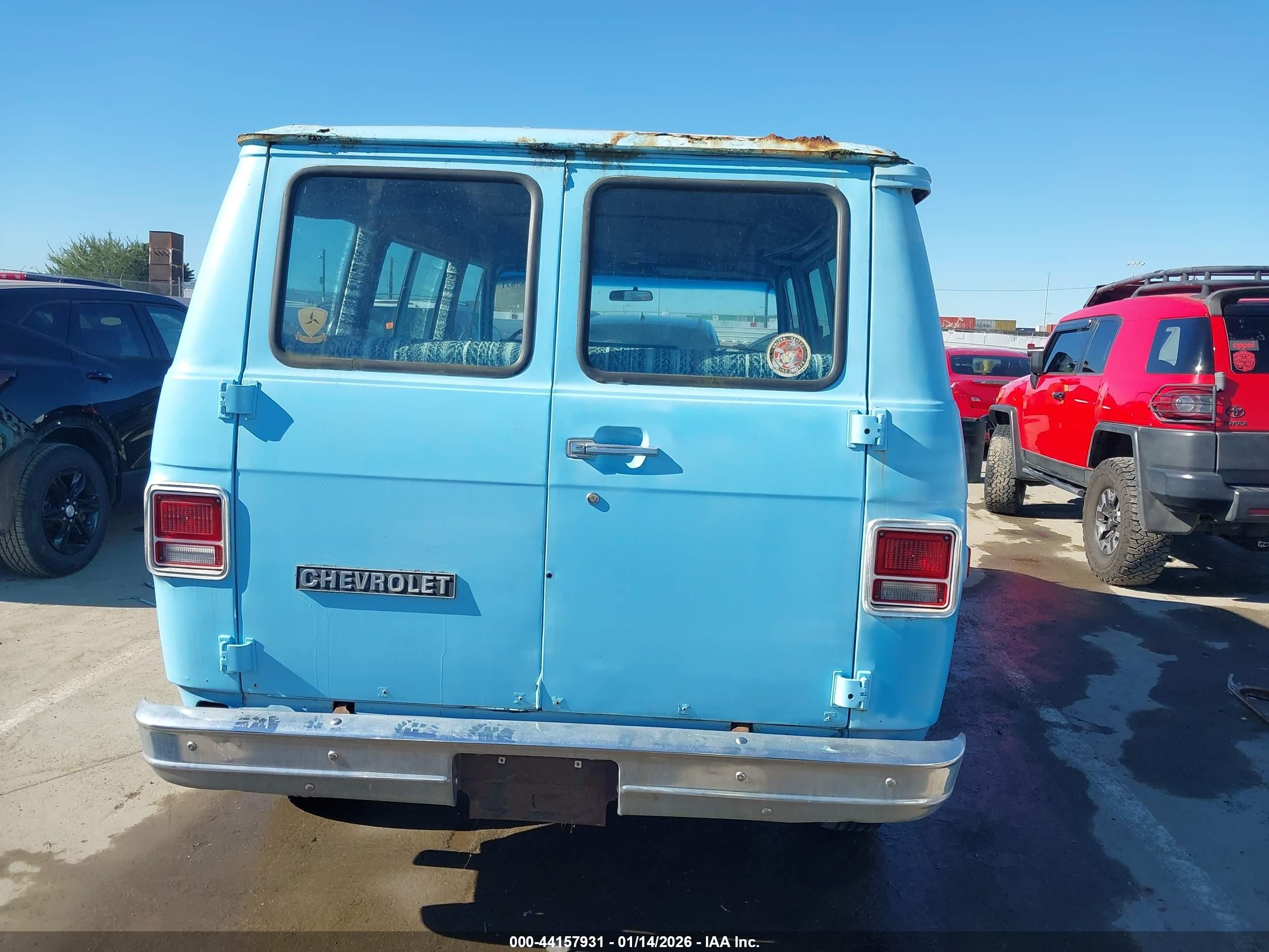 1978 Chevrolet Van   Синий vin: CGL168U179952    