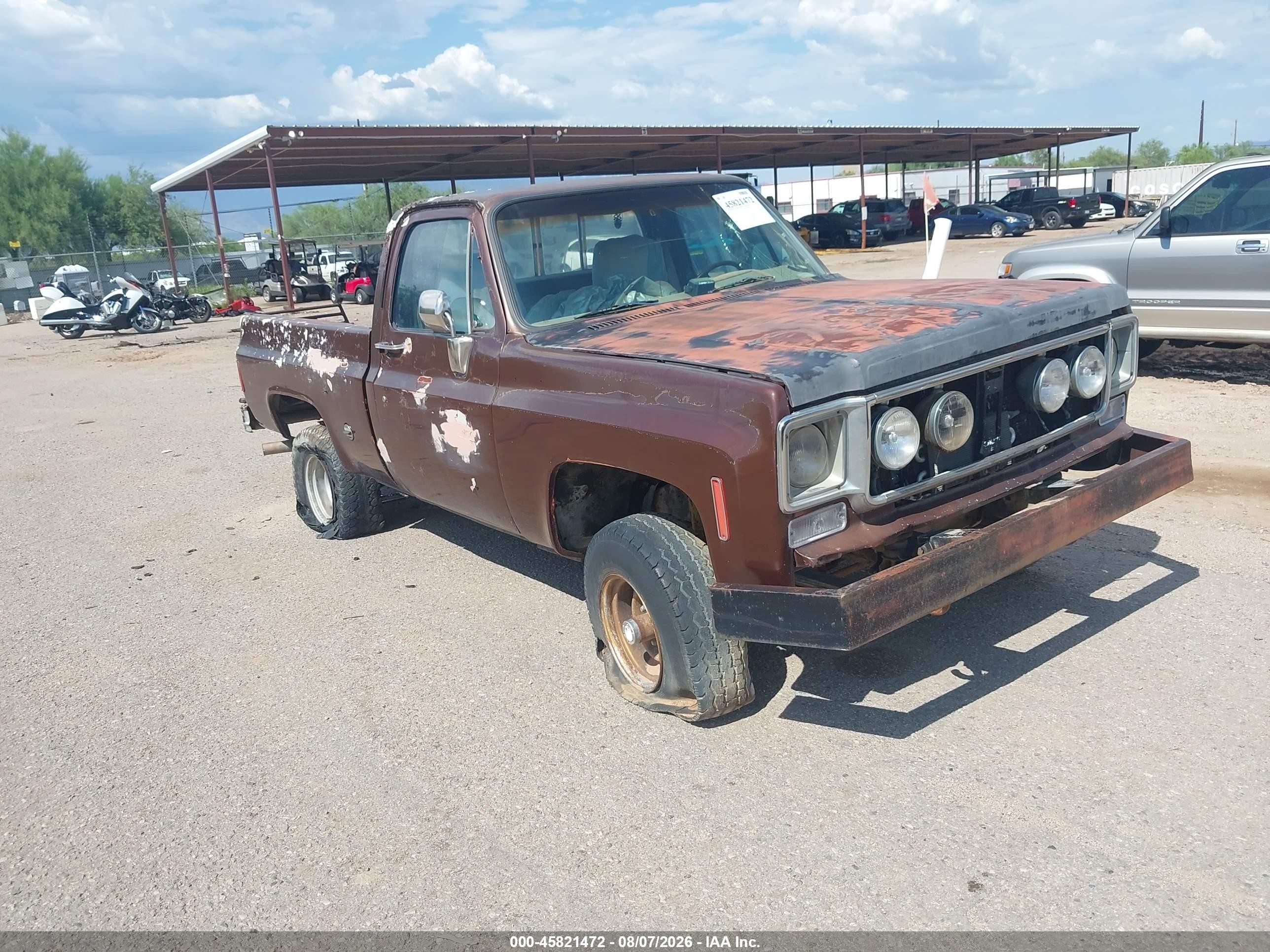1978 Chevrolet C/k 10 Series   Brown vin: CKL148S221219    