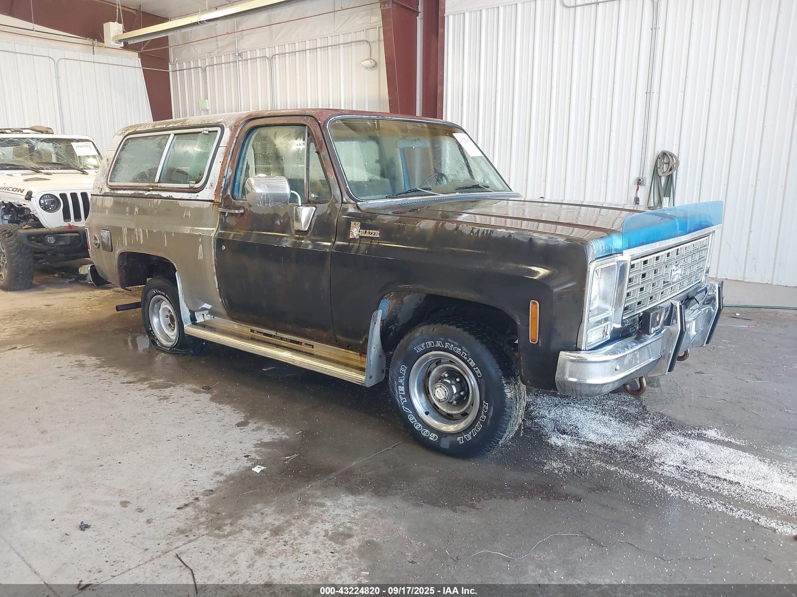1976 Chevrolet Blazer   Gray vin: CKL186F213106    