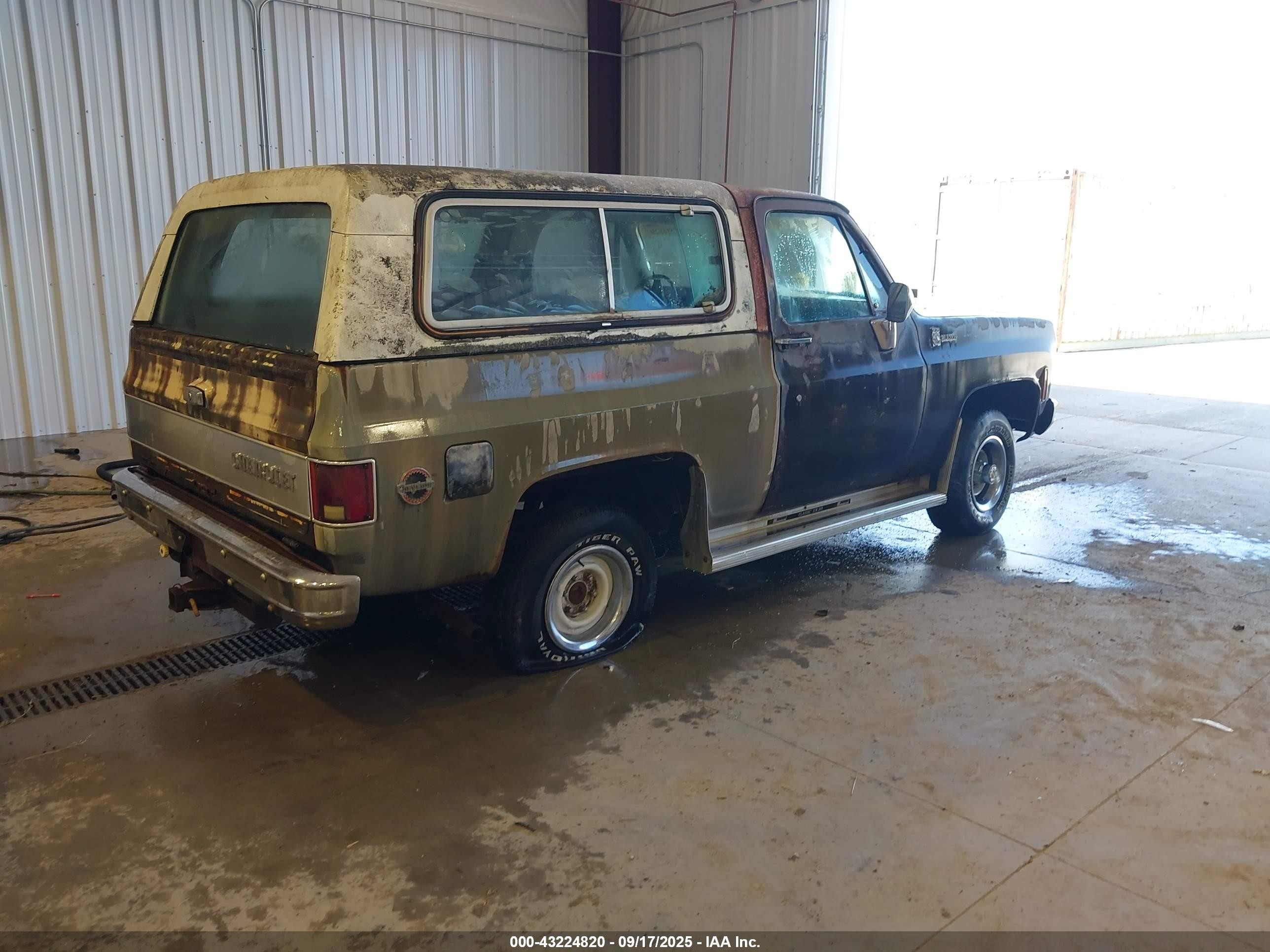 1976 Chevrolet Blazer   Серый vin: CKL186F213106    