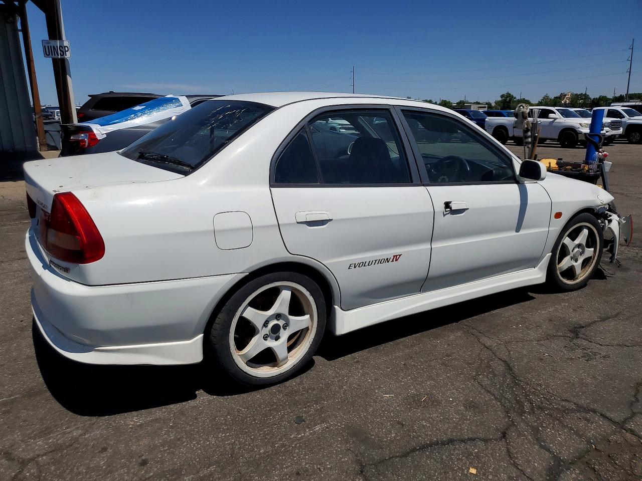 1996 Mitsubishi Lancer Evolution Gsr White vin: CN9A0001250
