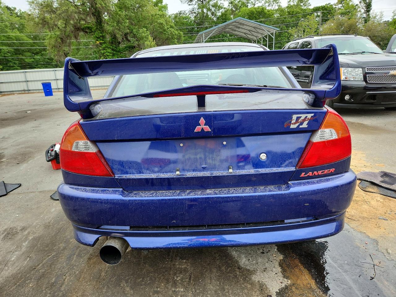 1999 Mitsubishi Lancer Evolution Blue vin: CP9A0101502