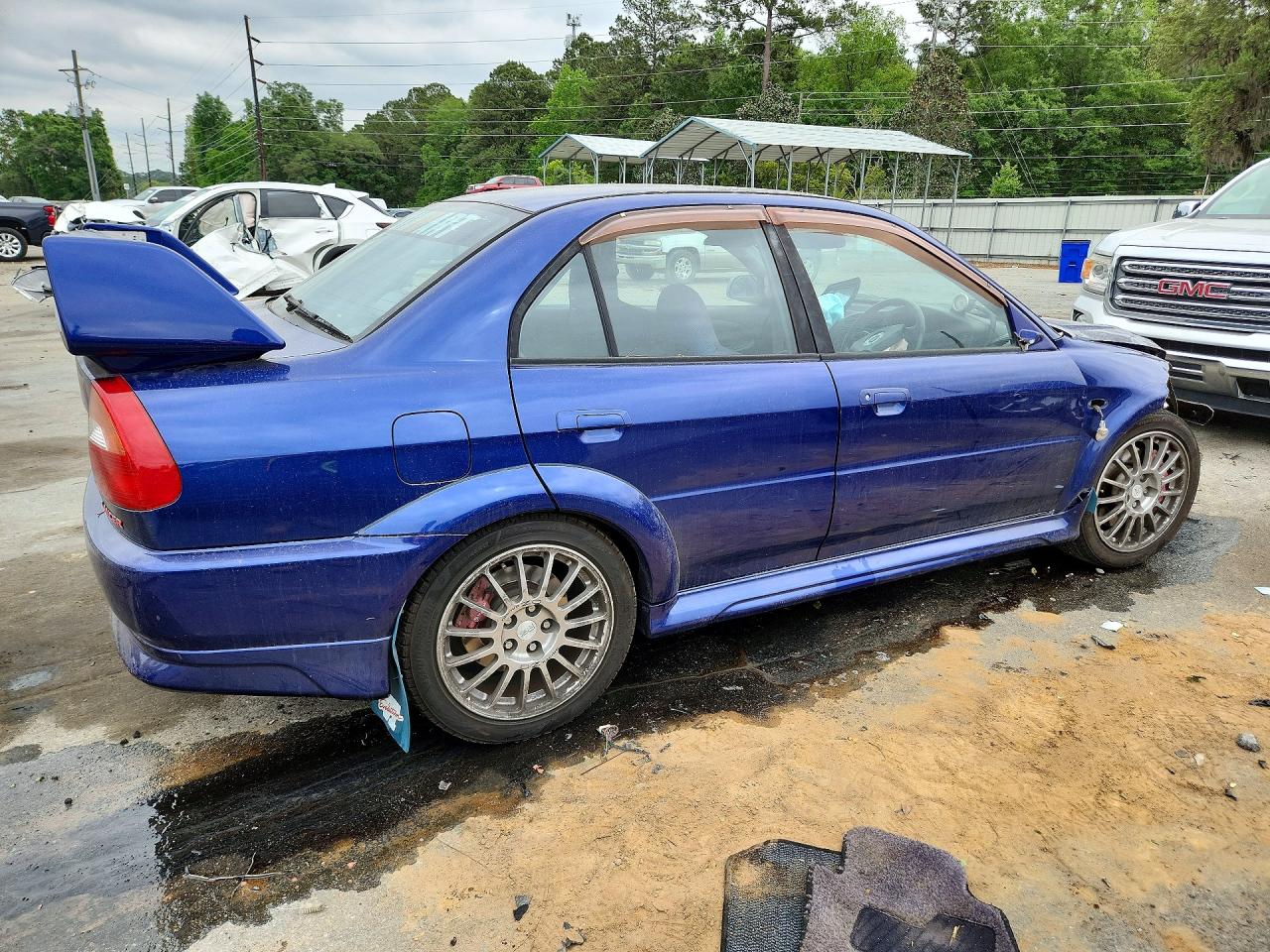 1999 Mitsubishi Lancer Evolution Blue vin: CP9A0101502