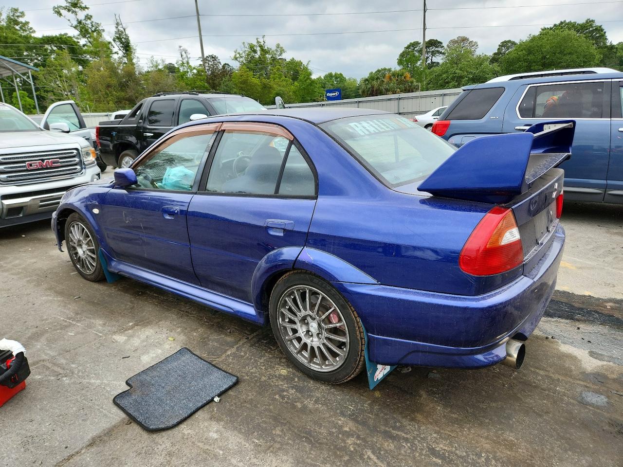 1999 Mitsubishi Lancer Evolution Blue vin: CP9A0101502
