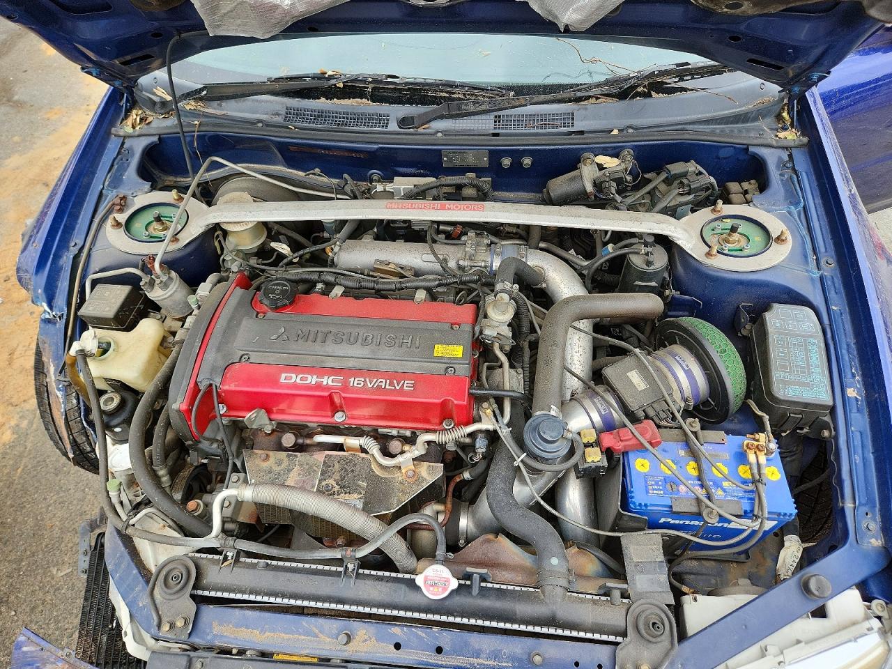 1999 Mitsubishi Lancer Evolution Blue vin: CP9A0101502