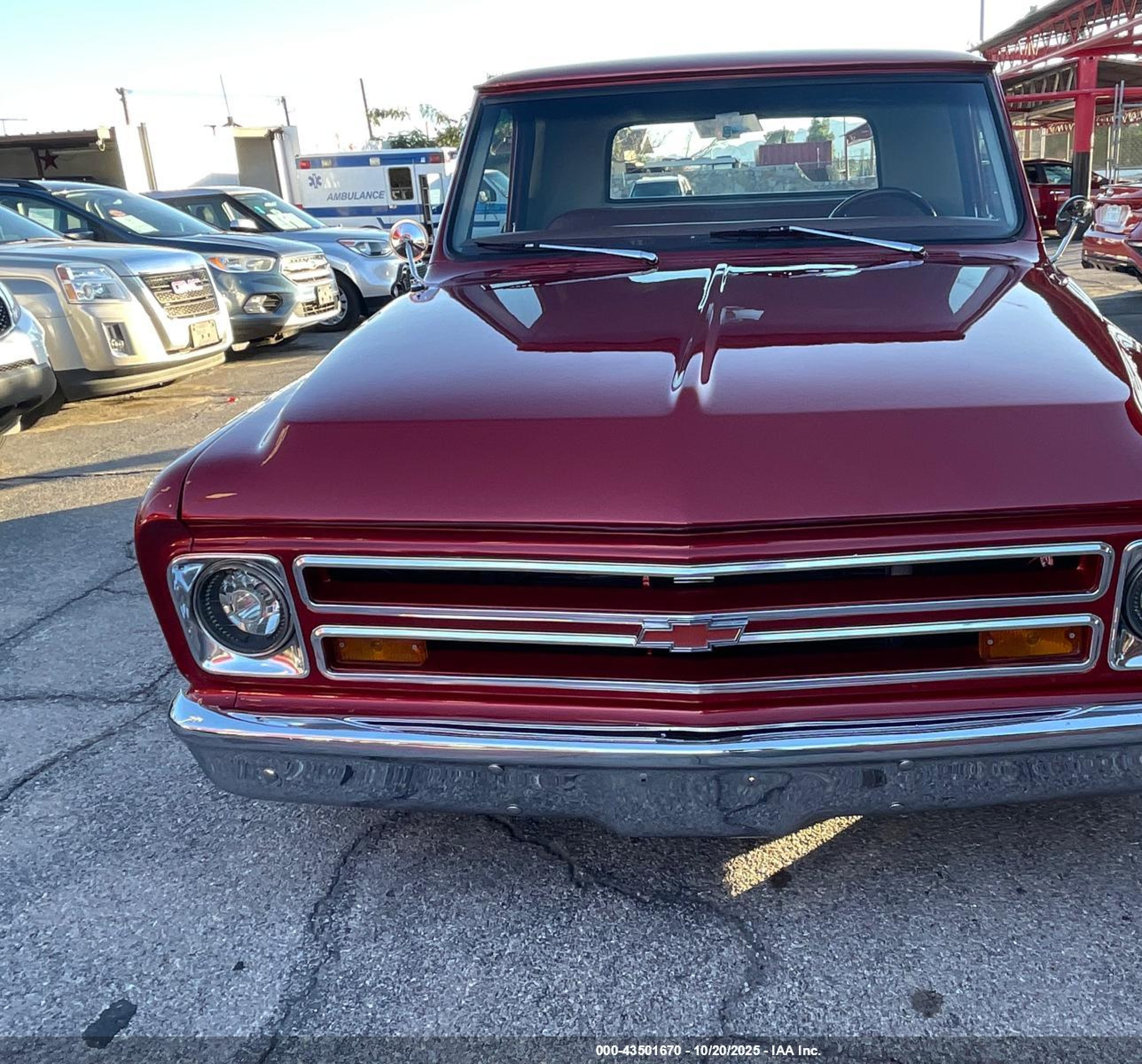 1967 Chevrolet C10   Красный vin: CS147S184123     