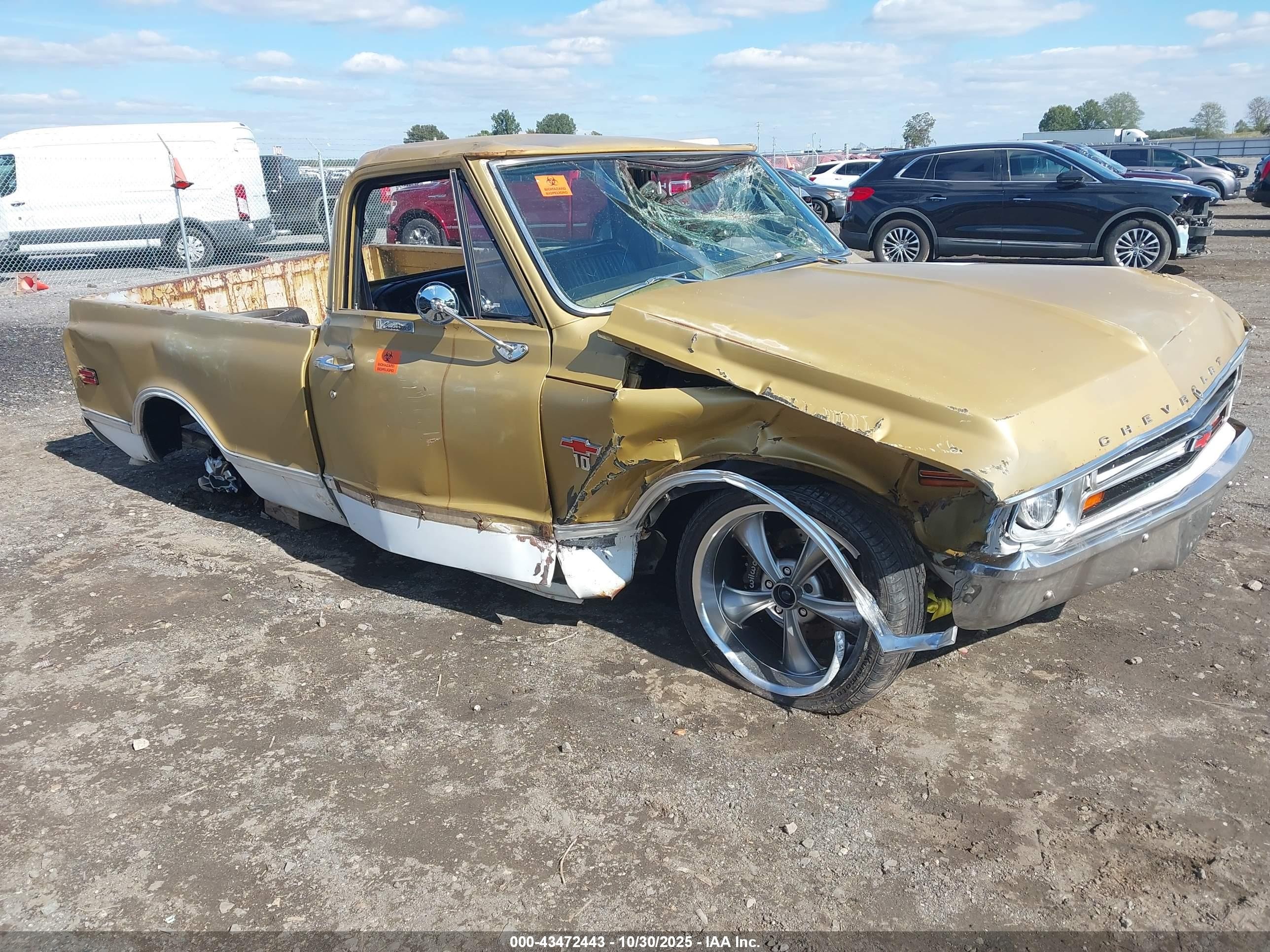 1968 Chev C10   Золотой vin: CS148B115879     