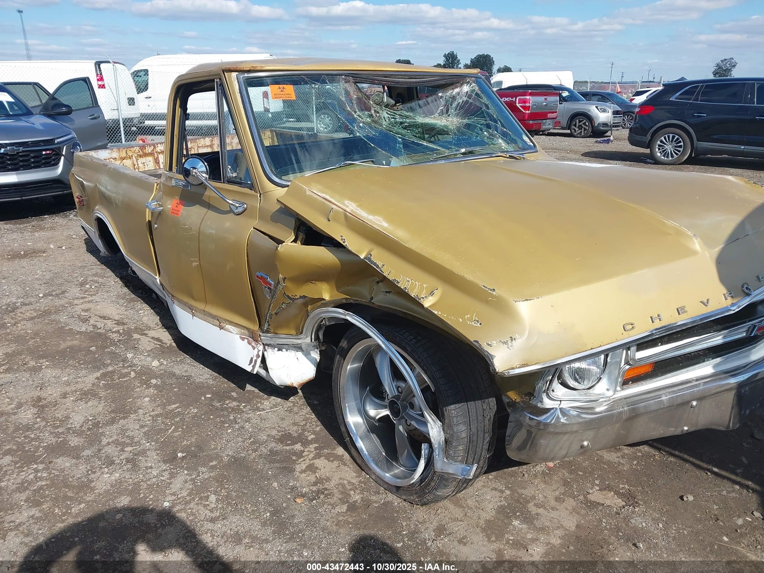 1968 Chev C10   Золотой vin: CS148B115879     