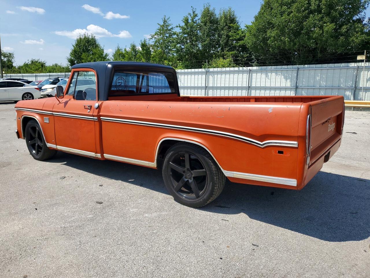 1971 Dodge D100 1/2 Ton Orange vin: D14AE1U305205