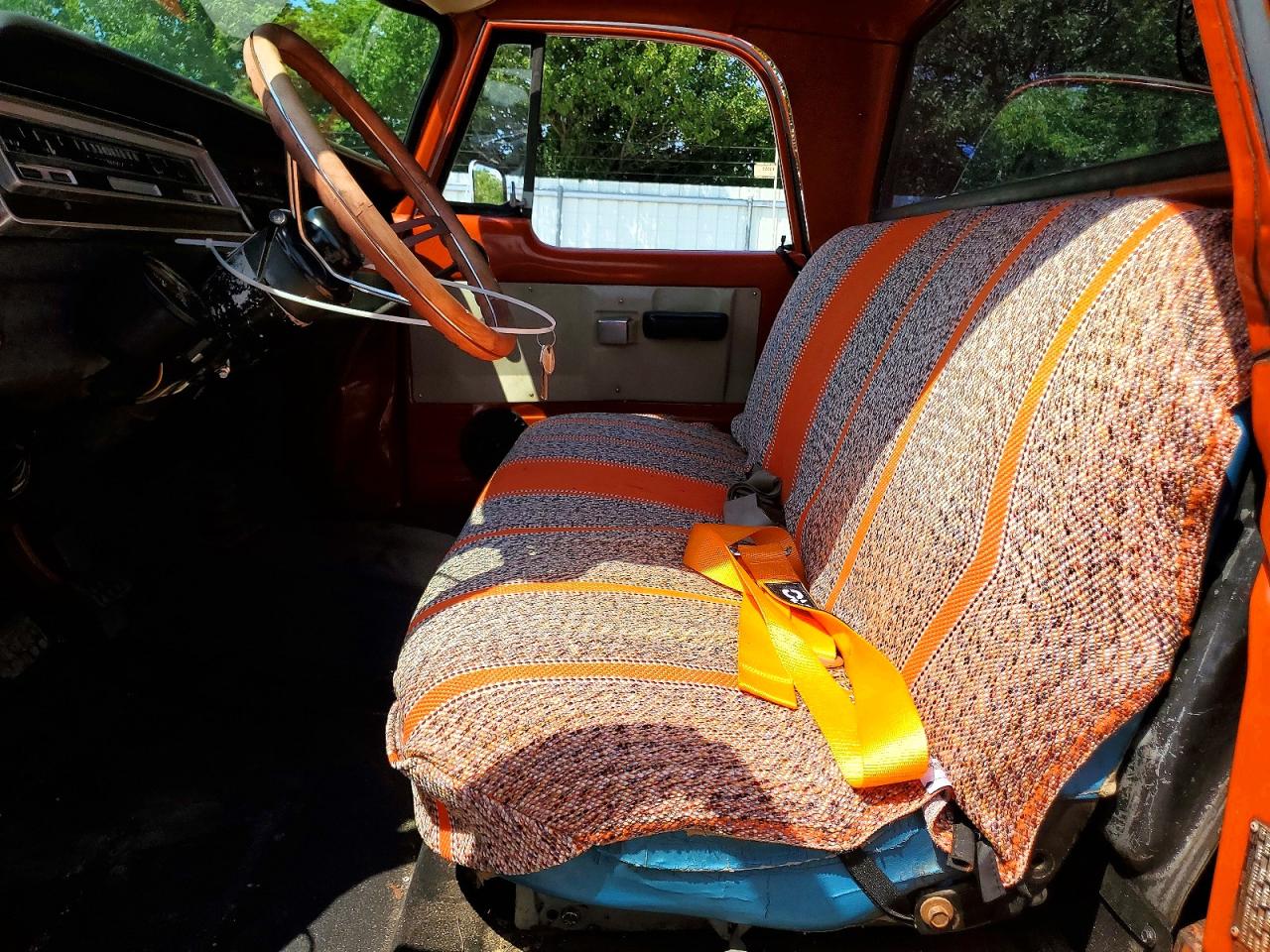 1971 Dodge D100 1/2 Ton Orange vin: D14AE1U305205
