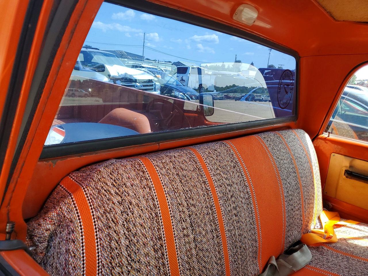 1971 Dodge D100 1/2 Ton Orange vin: D14AE1U305205