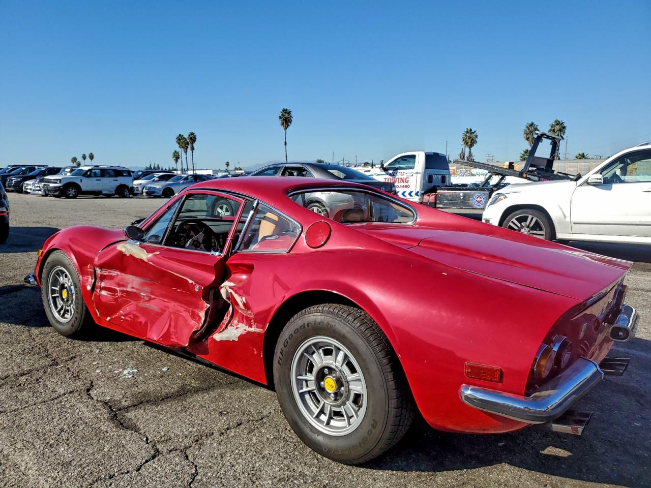 1970 Ferrari Dino Gt Red vin: D1N0246GT01332